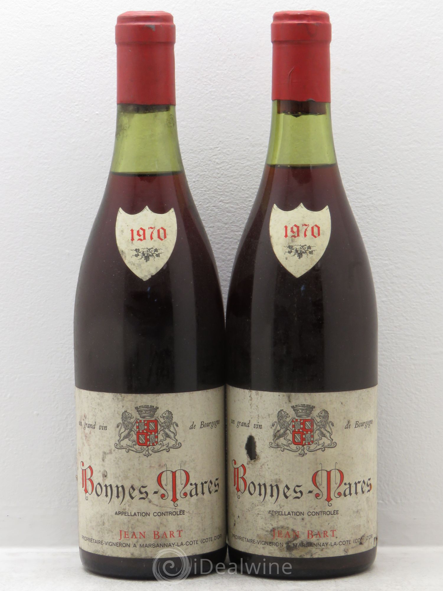 Bonnes-Mares Grand Cru Bart (Domaine) 1970 - Lot de 2 bouteilles - 0