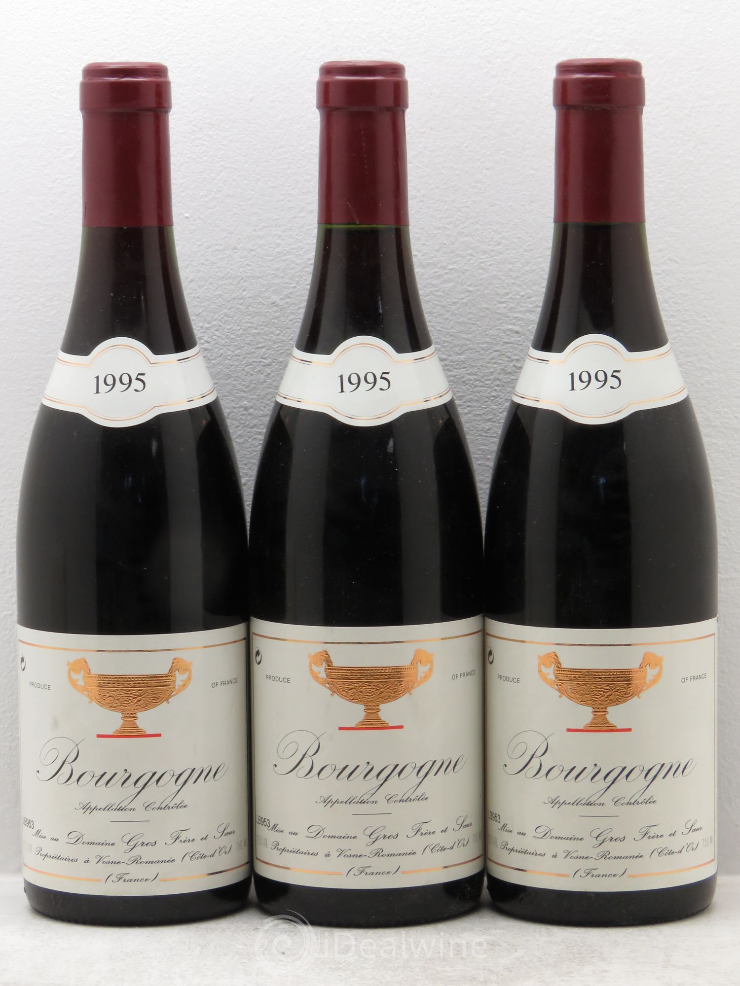 Bourgogne Gros Frère et soeur 1995 - Posten von 3 Flaschen - 0