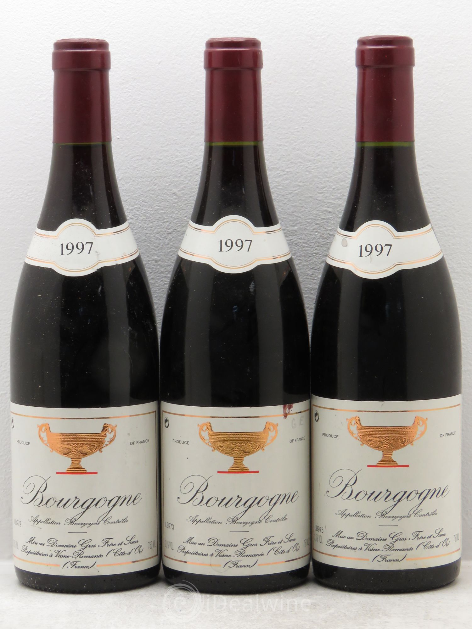 Bourgogne Gros Frère et soeur 1997 - Posten von 3 Flaschen - 0