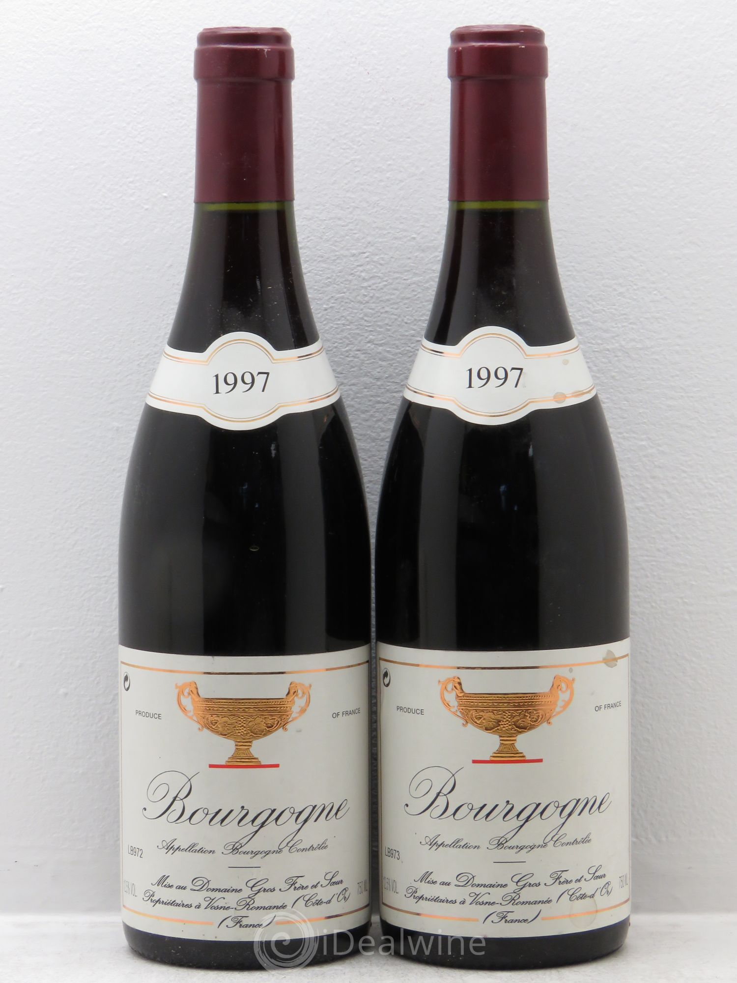 Bourgogne Gros Frère et soeur 1997 - Posten von 2 Flaschen - 0