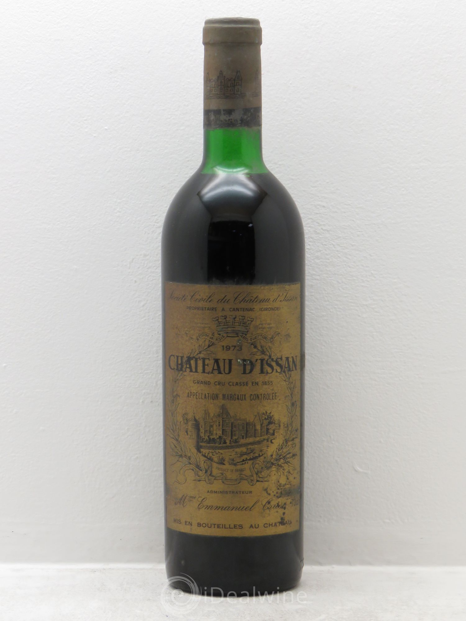 Château d'Issan 3ème Grand Cru Classé 1973 - Lot de 1 bouteille - 0