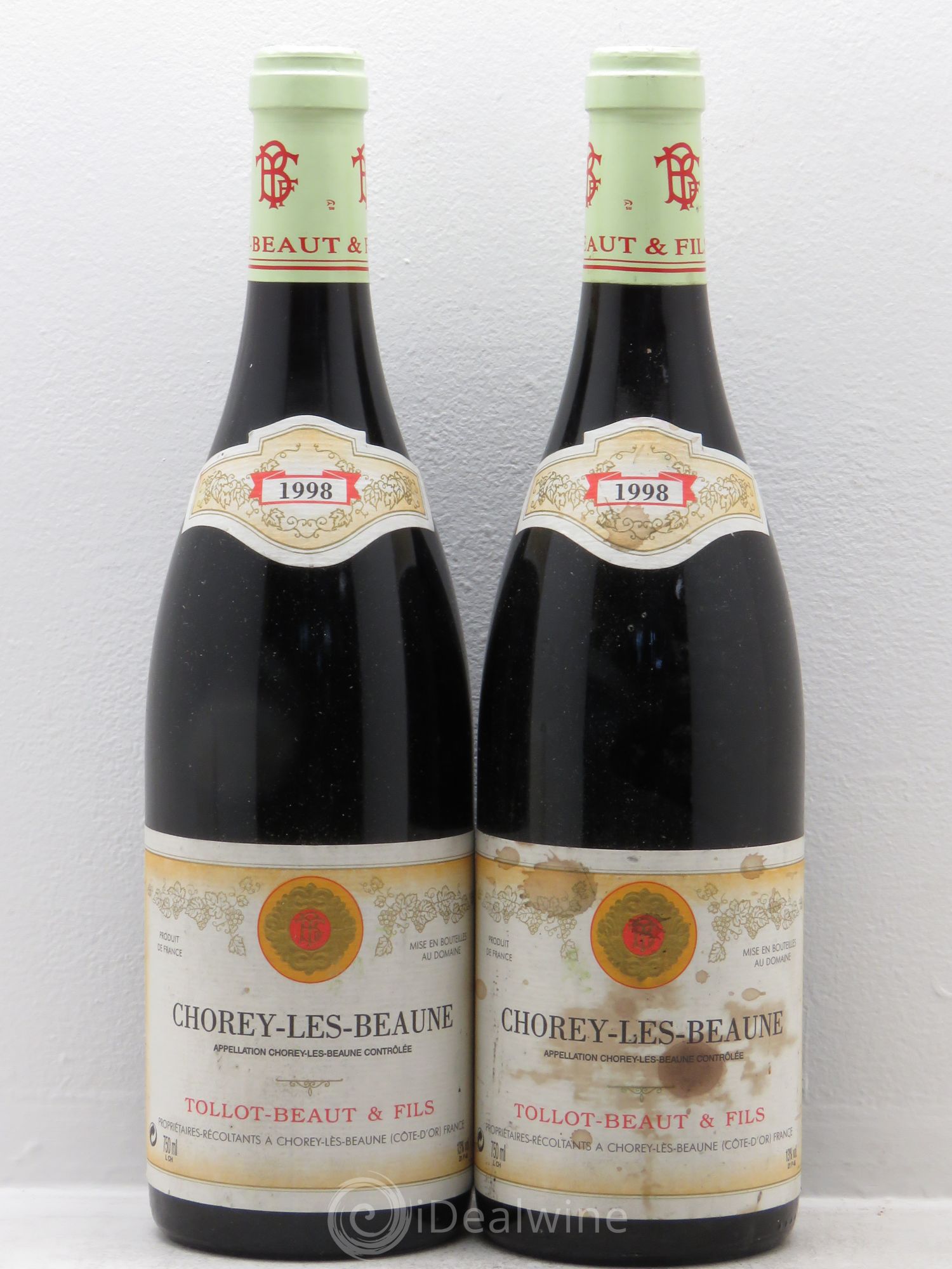 Chorey-lès-Beaune 1998 - Posten von 2 Flaschen - 0