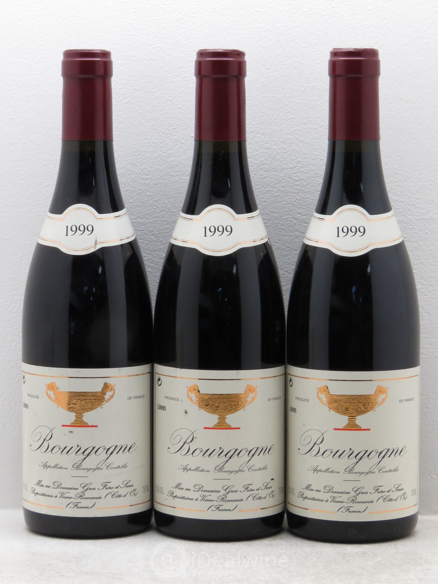 Bourgogne Gros Frère et soeur 1999 - Posten von 3 Flaschen - 0