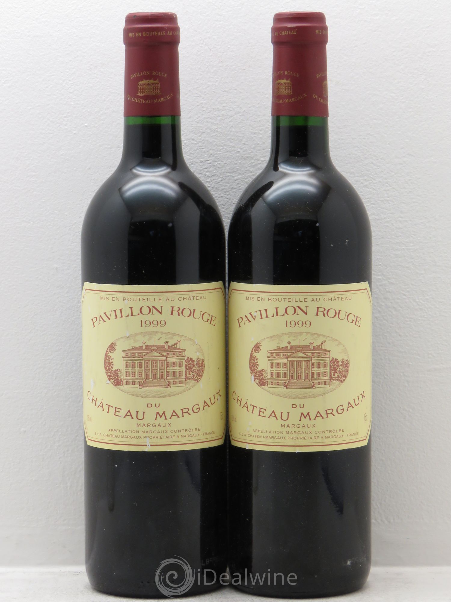 Pavillon Rouge du Château Margaux Second Vin 1999 - Lot de 2 bouteilles - 0