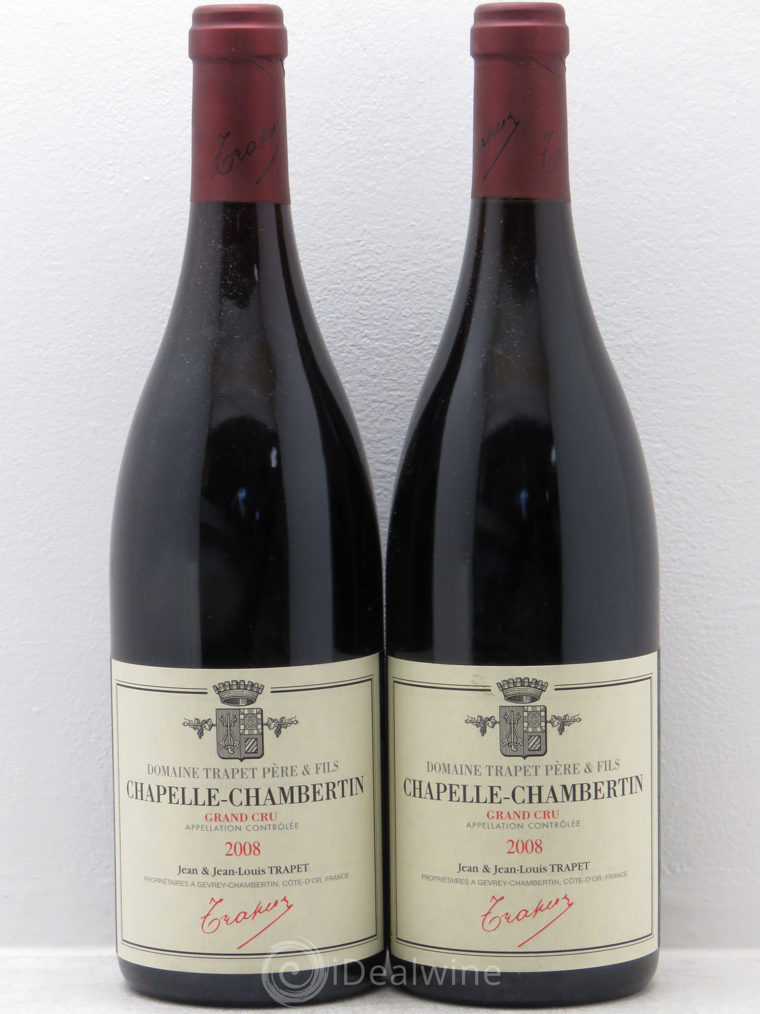 Chapelle-Chambertin Grand Cru Domaine Trapet 2008 - Lot de 2 bouteilles - 0