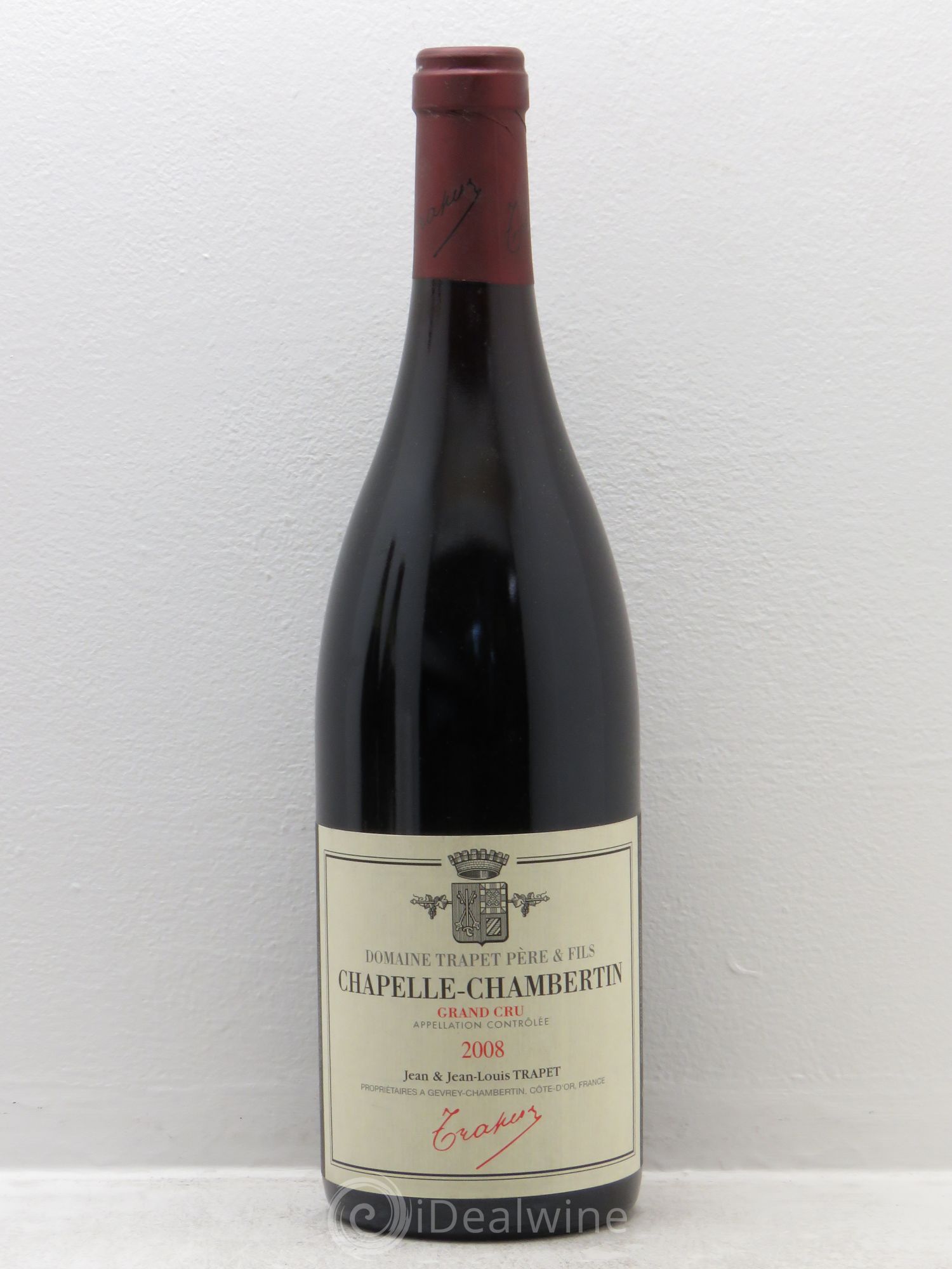 Chapelle-Chambertin Grand Cru Domaine Trapet 2008 - Lot de 1 bouteille - 0