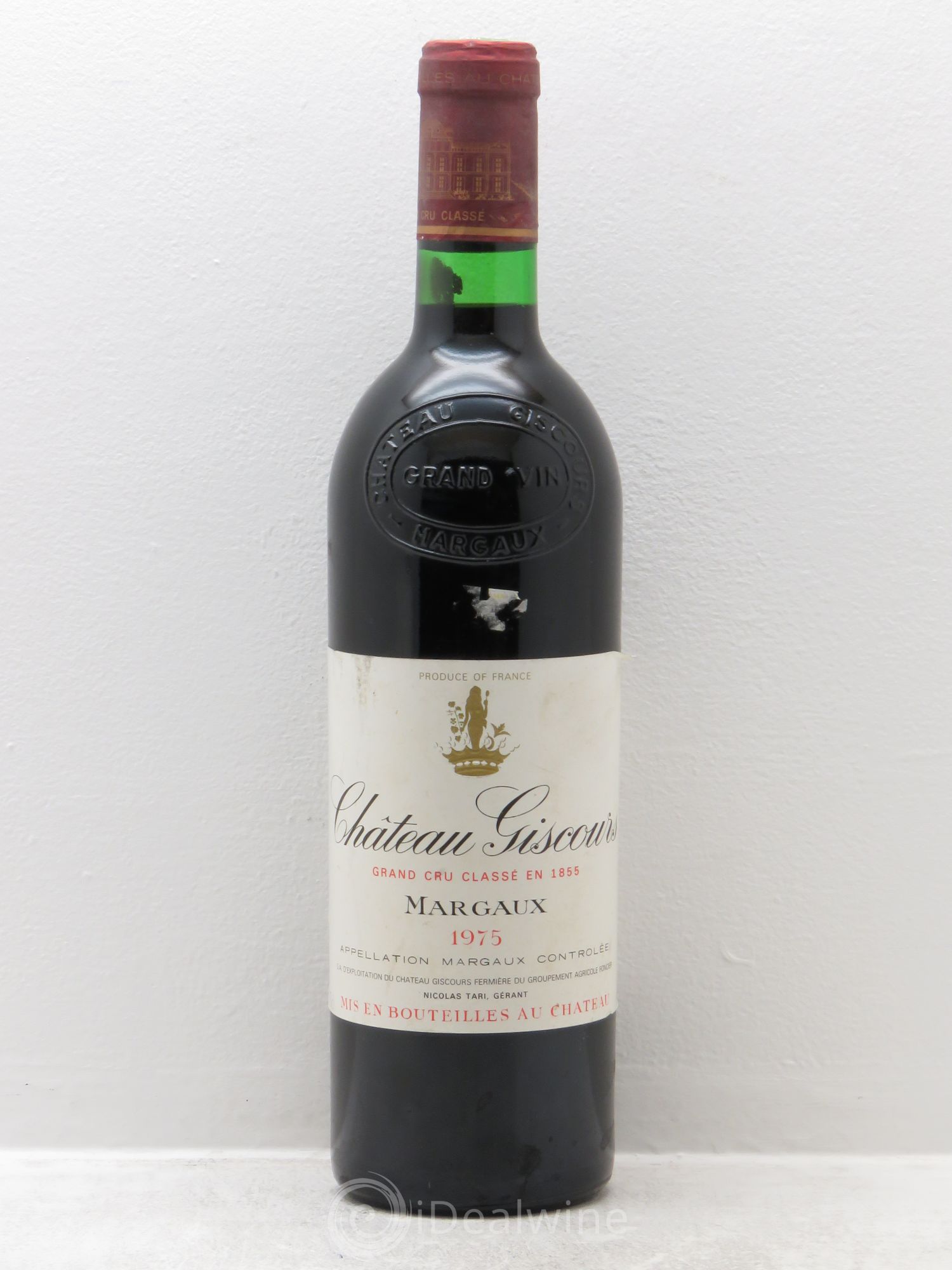 Château Giscours 3ème Grand Cru Classé 1975 - Lot de 1 bouteille - 0
