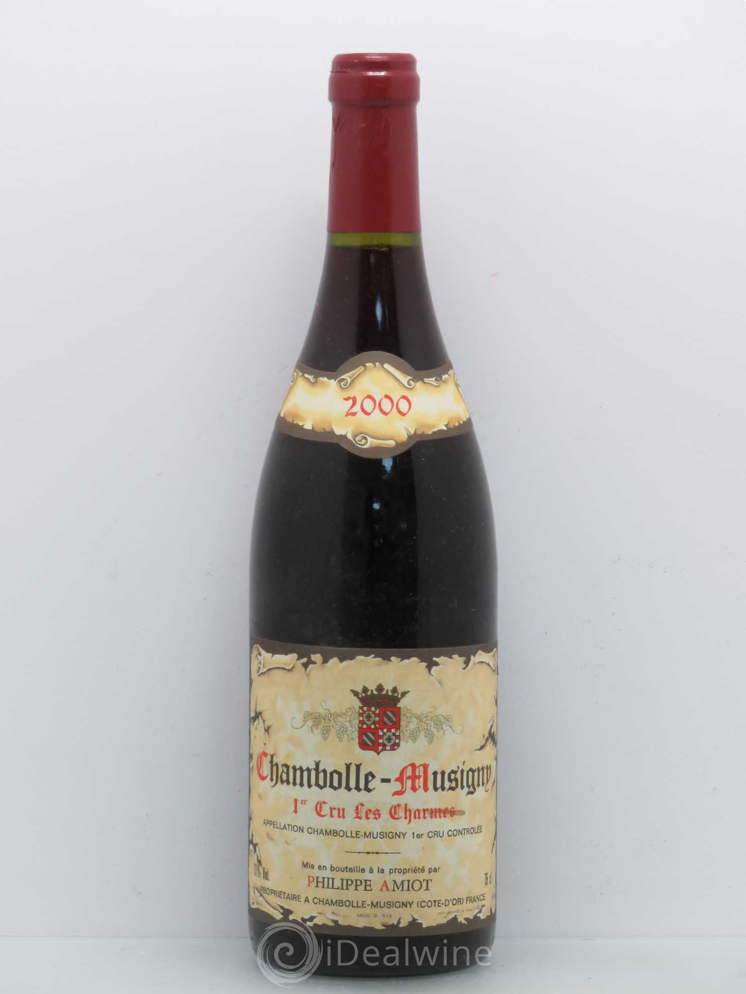 Chambolle-Musigny 1er Cru Charmes P.Amiot 2000 - Lot de 1 bouteille - 0