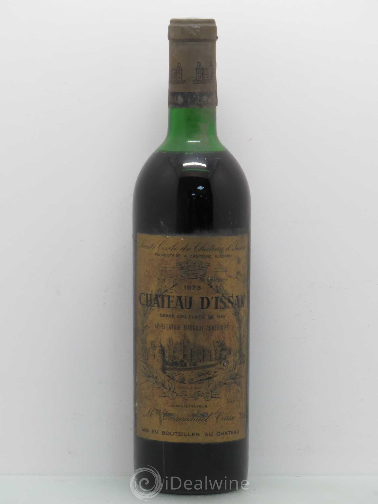 Château d'Issan 3ème Grand Cru Classé 1973 - Lot de 1 bouteille - 0