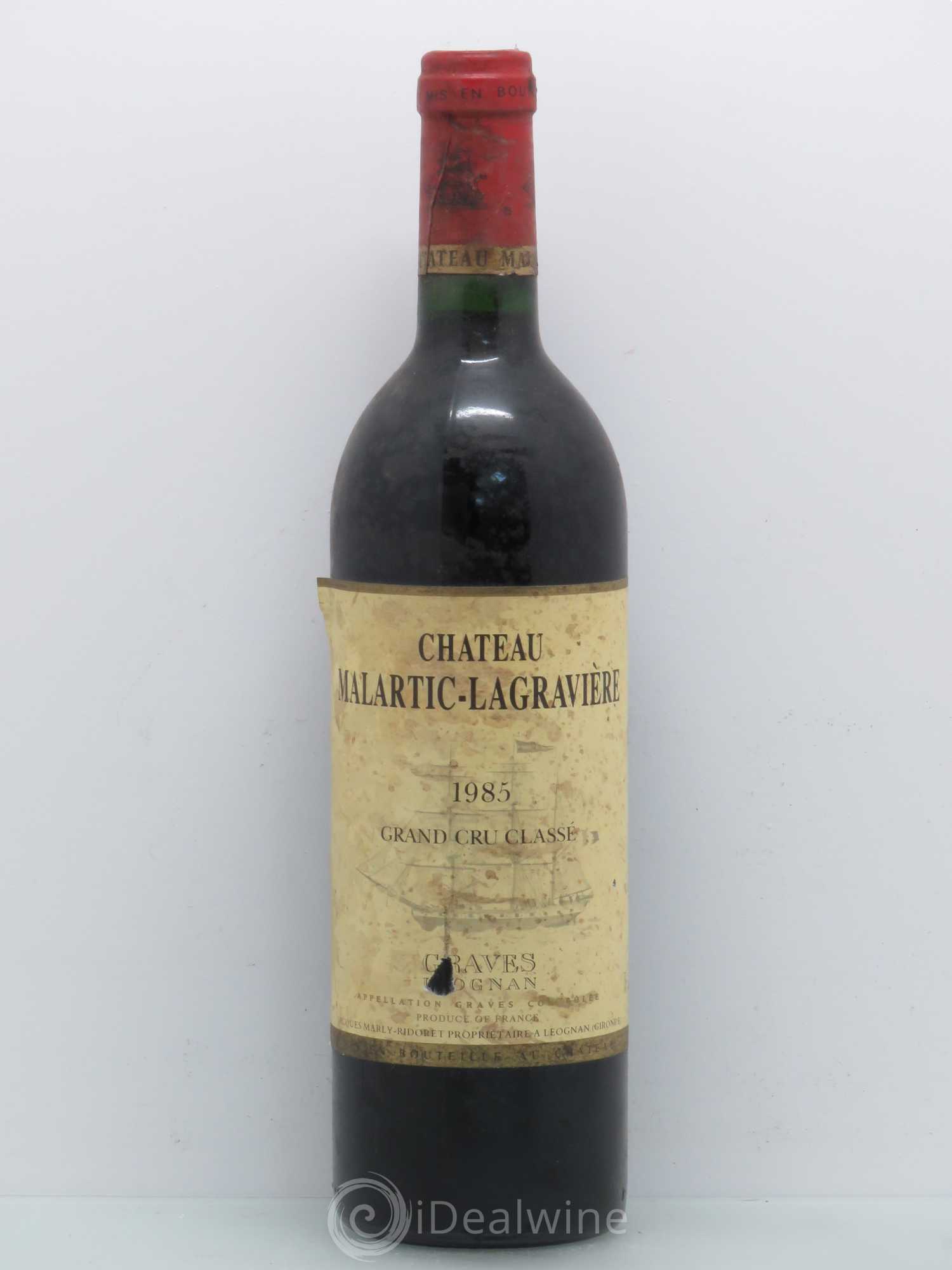 Château Malartic-Lagravière Cru Classé de Graves 1985 - Lot de 1 bouteille - 0