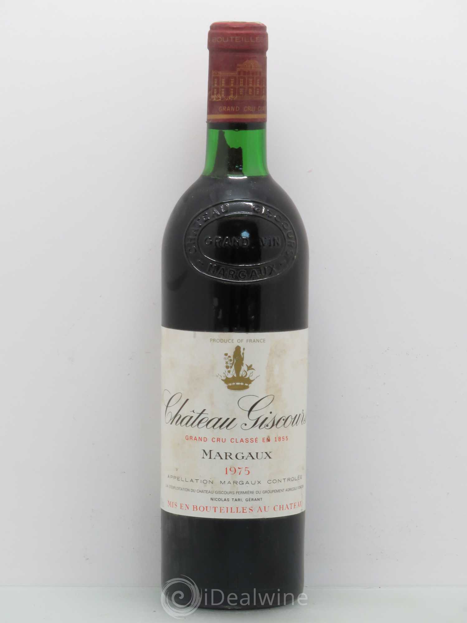 Château Giscours 3ème Grand Cru Classé 1975 - Lot de 1 bouteille - 0
