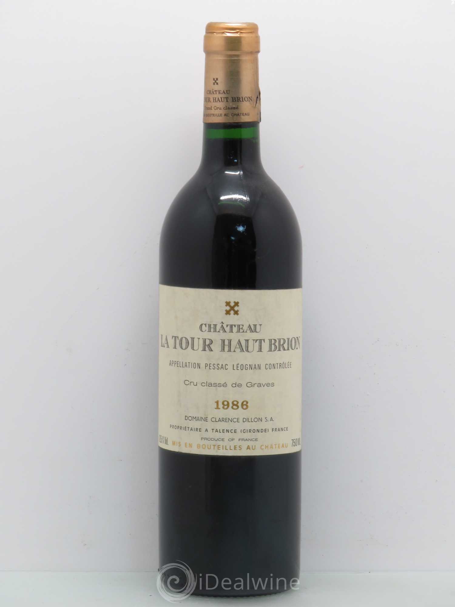 Château la Tour Haut-Brion Cru Classé de Graves 1986 - Lot de 1 bouteille - 0