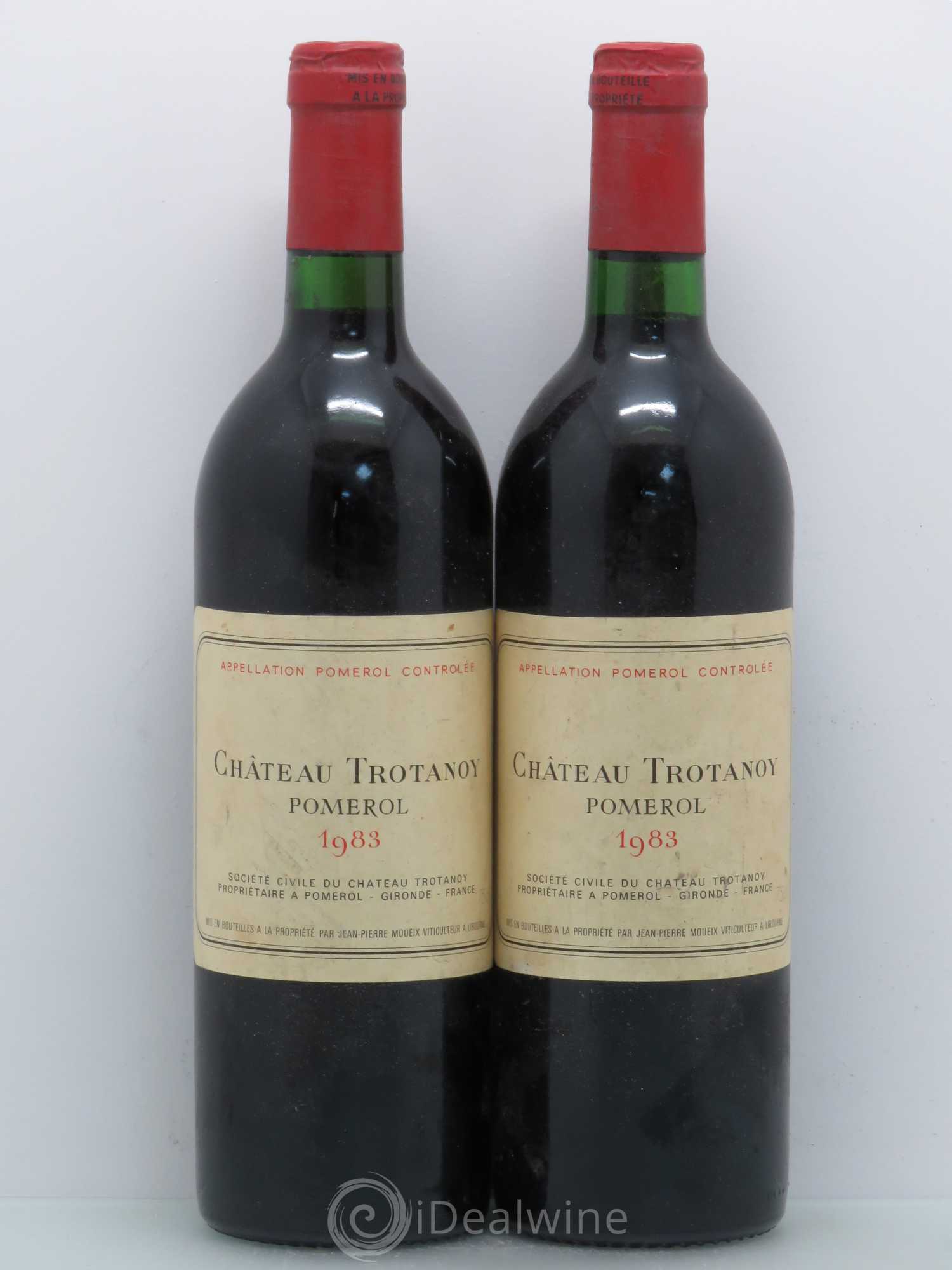 Château Trotanoy 1983 - Lot de 2 bouteilles - 0
