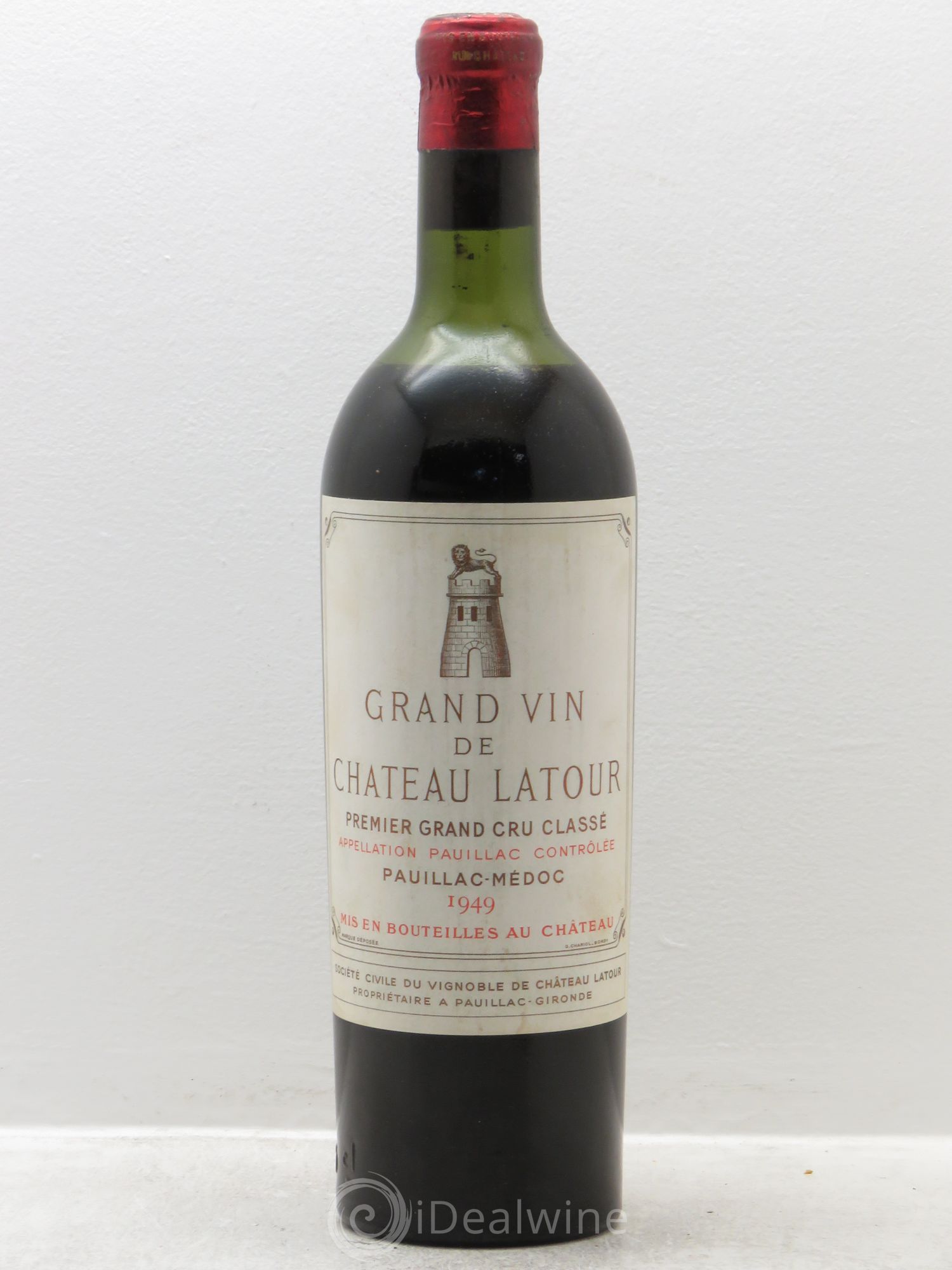 Château Latour 1er Grand Cru Classé 1949 - Lot de 1 bouteille - 0