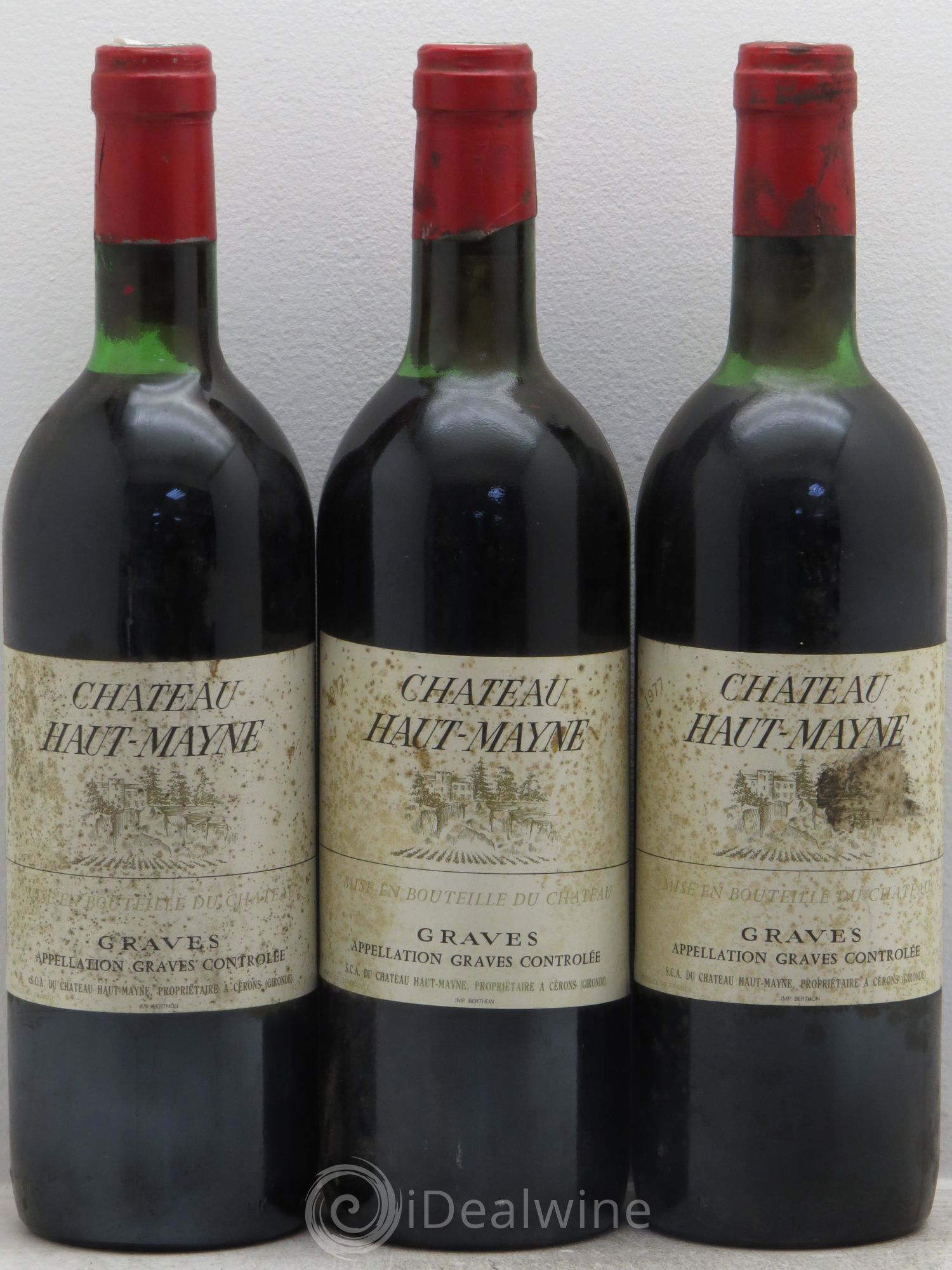 Graves Haut mayne (sans prix de réserve) 1977 - Posten von 3 Flaschen - 0