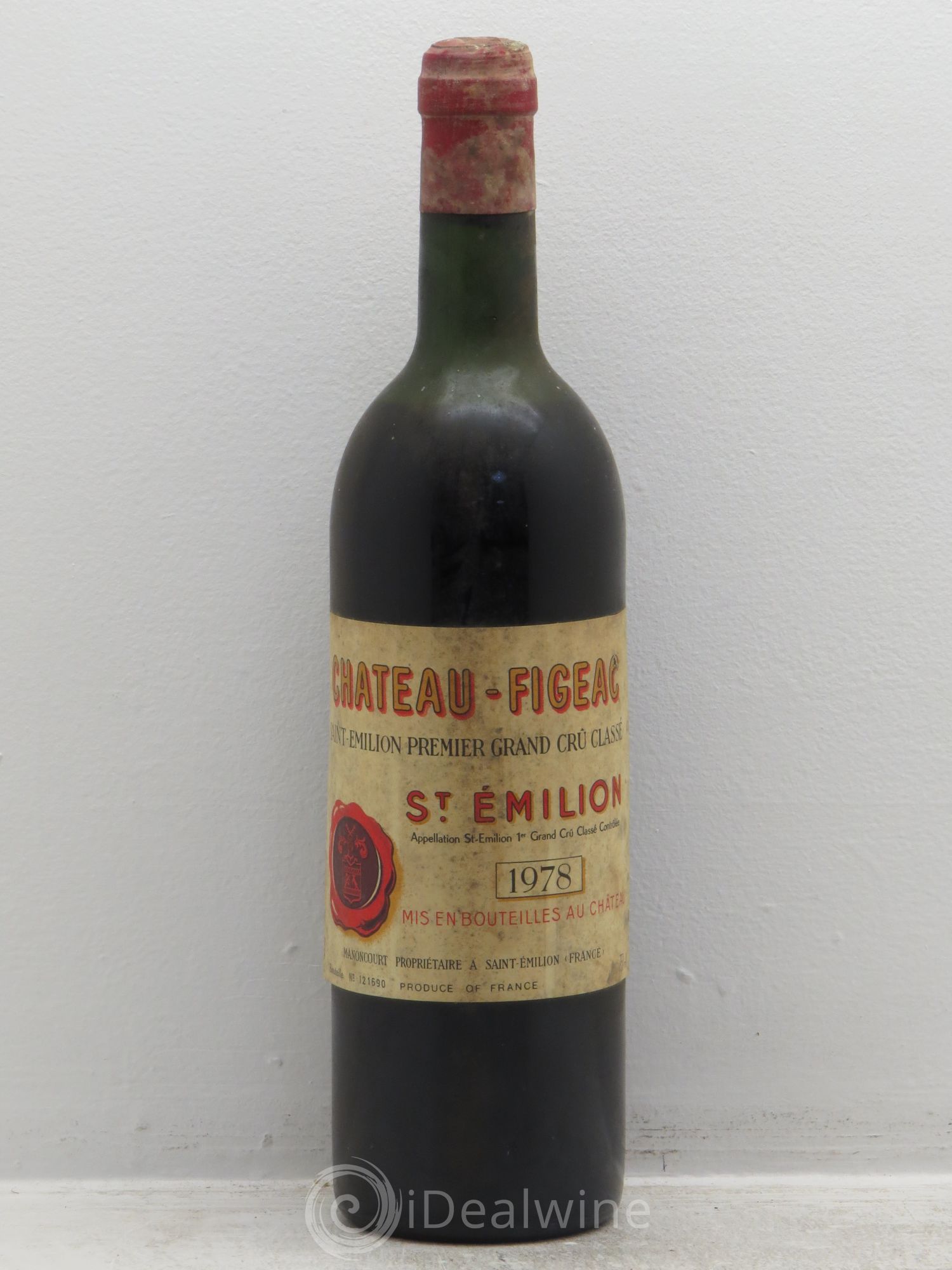 Château Figeac 1er Grand Cru Classé A (sans prix de réserve) 1978 - Lot de 1 bouteille - 0