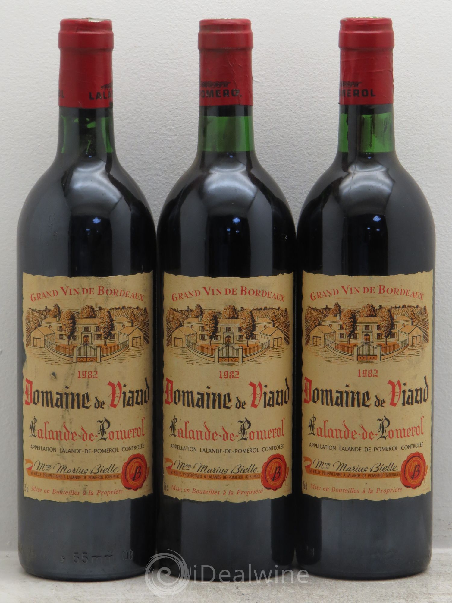 Bordeaux domaine de viaud (sans prix de réserve) 1982 - Posten von 3 Flaschen - 0