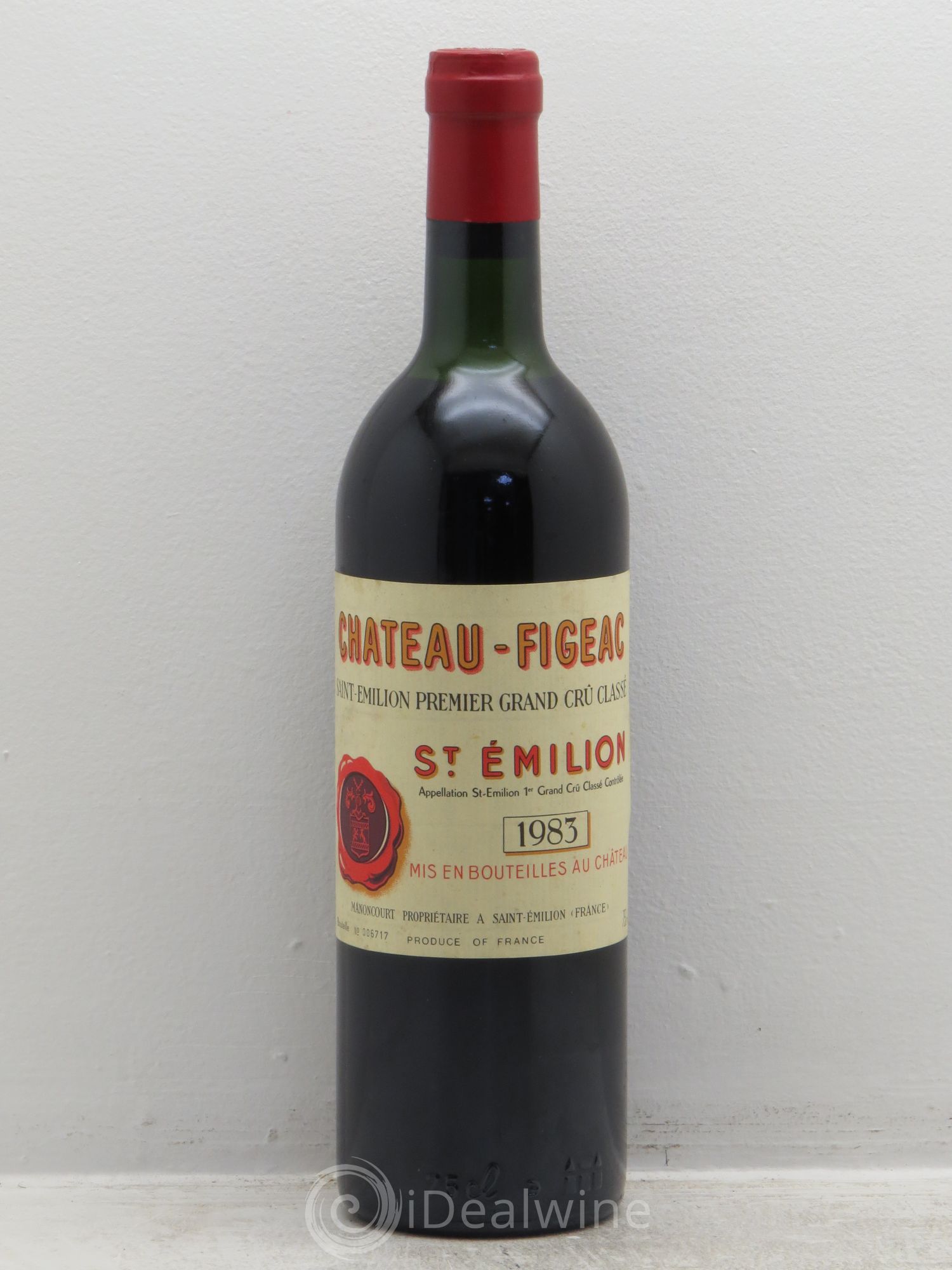 Château Figeac 1er Grand Cru Classé A 1983 - Lot de 1 bouteille - 0
