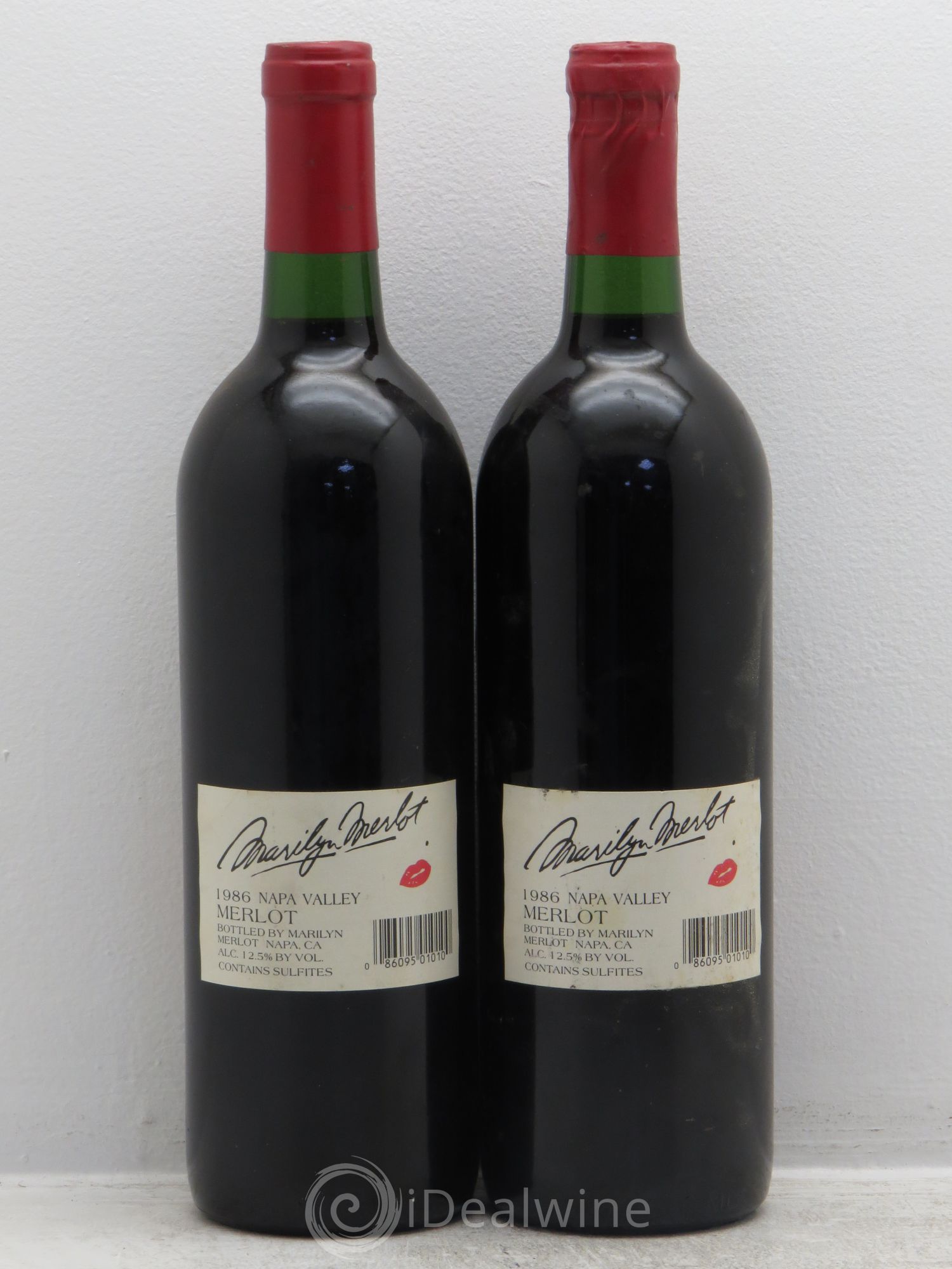 Divers Marylin merlot napa valley (sans prix de réserve) 1986 - Posten von 2 Flaschen - 1