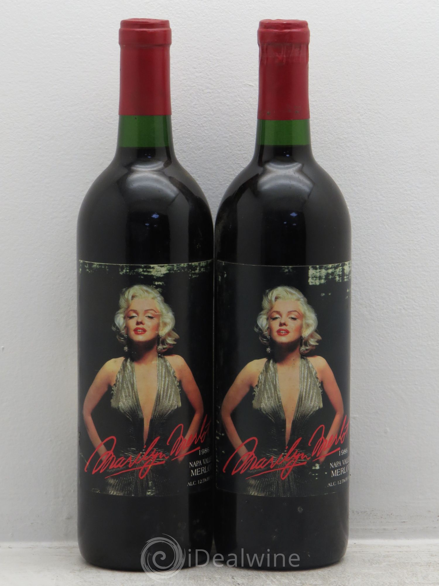 Divers Marylin merlot napa valley (sans prix de réserve) 1986 - Posten von 2 Flaschen - 0