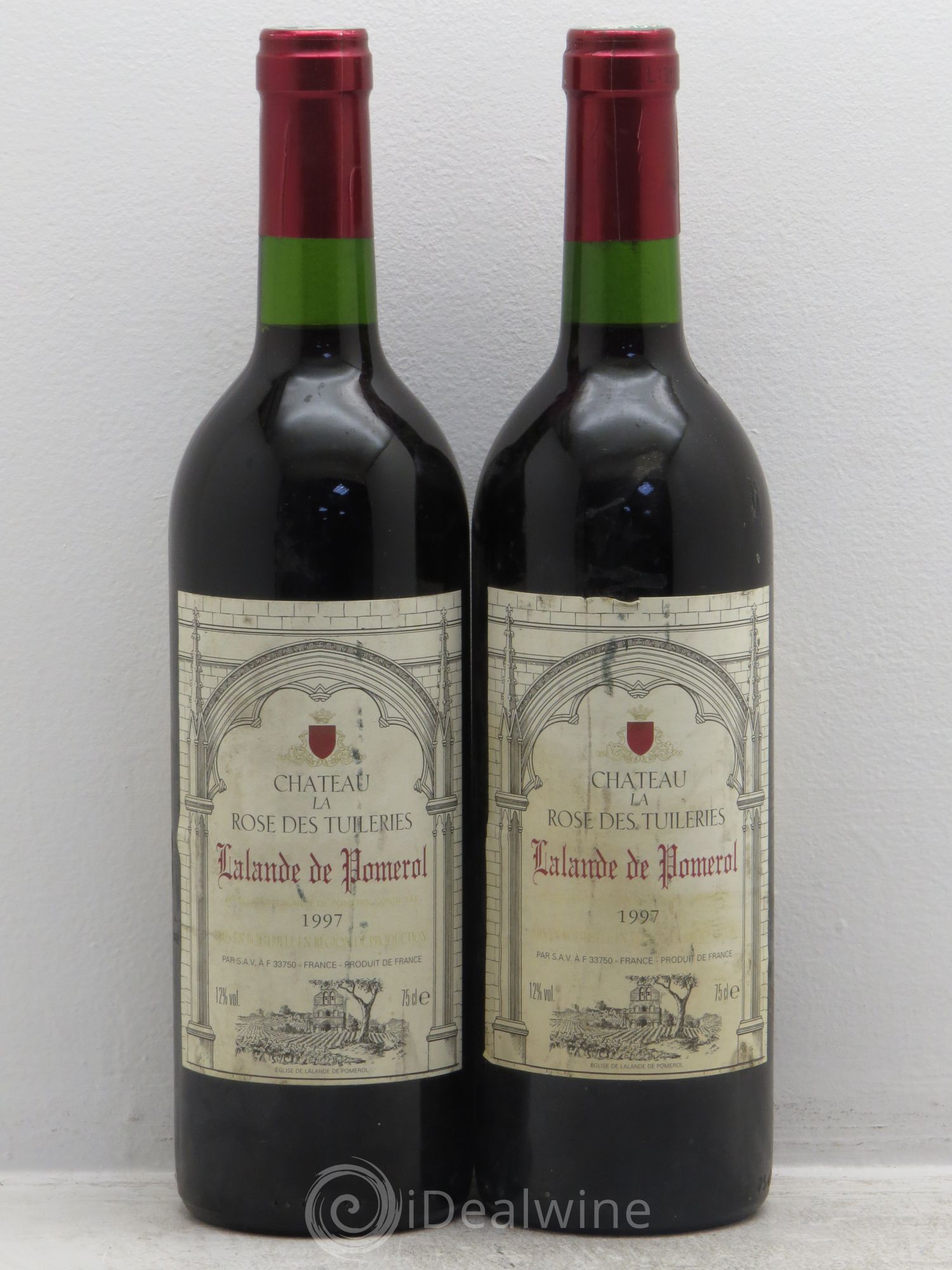 Bordeaux Rose des tuileries (sans prix de réserve) 1997 - Posten von 2 Flaschen - 0