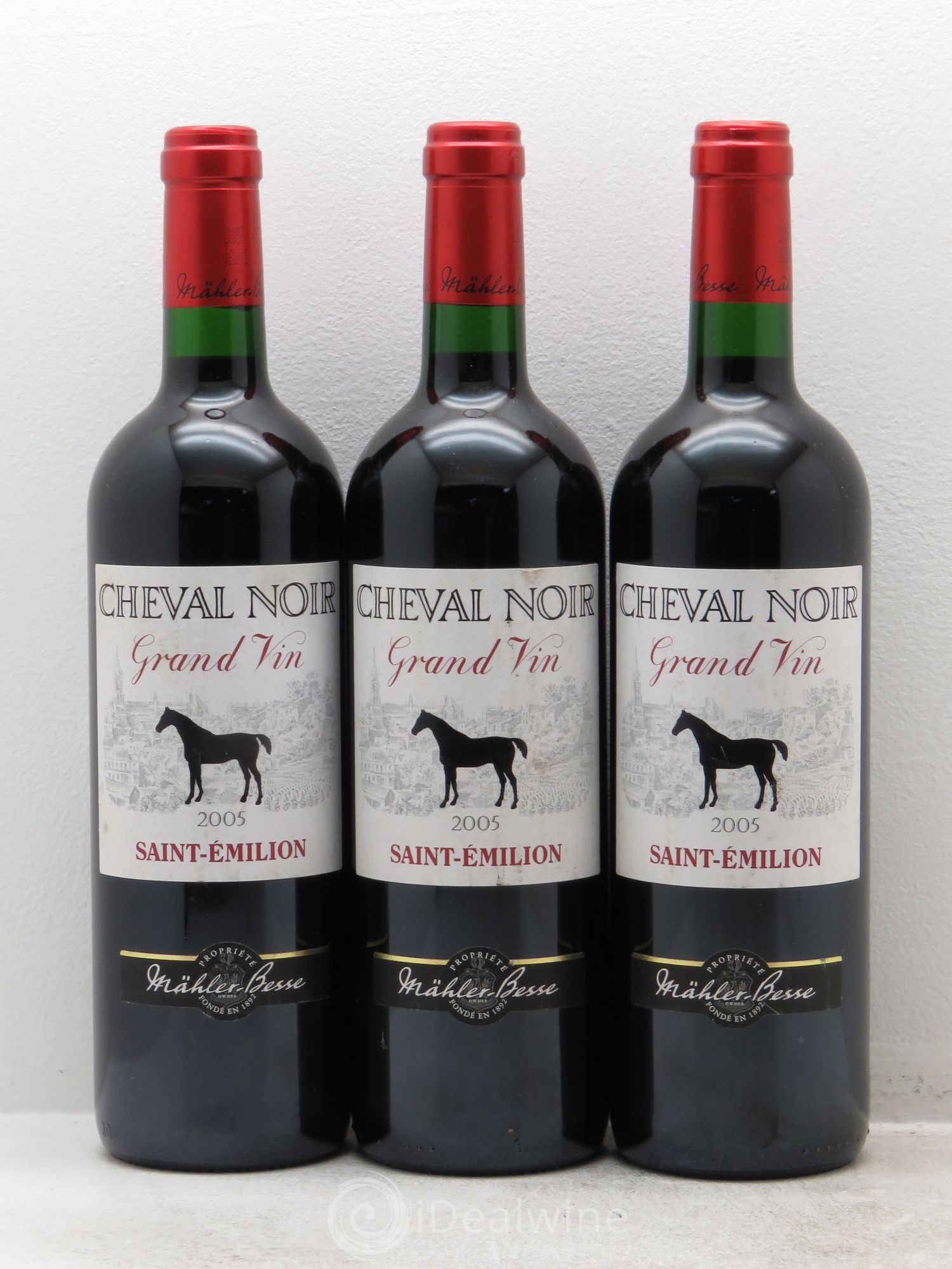 Château Cheval Noir 2005 - Lot de 3 bouteilles - 0