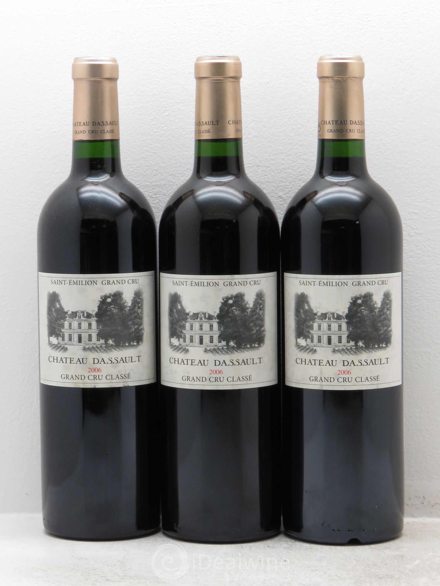 Château Dassault Grand Cru Classé 2006 - Lot de 3 bouteilles - 0