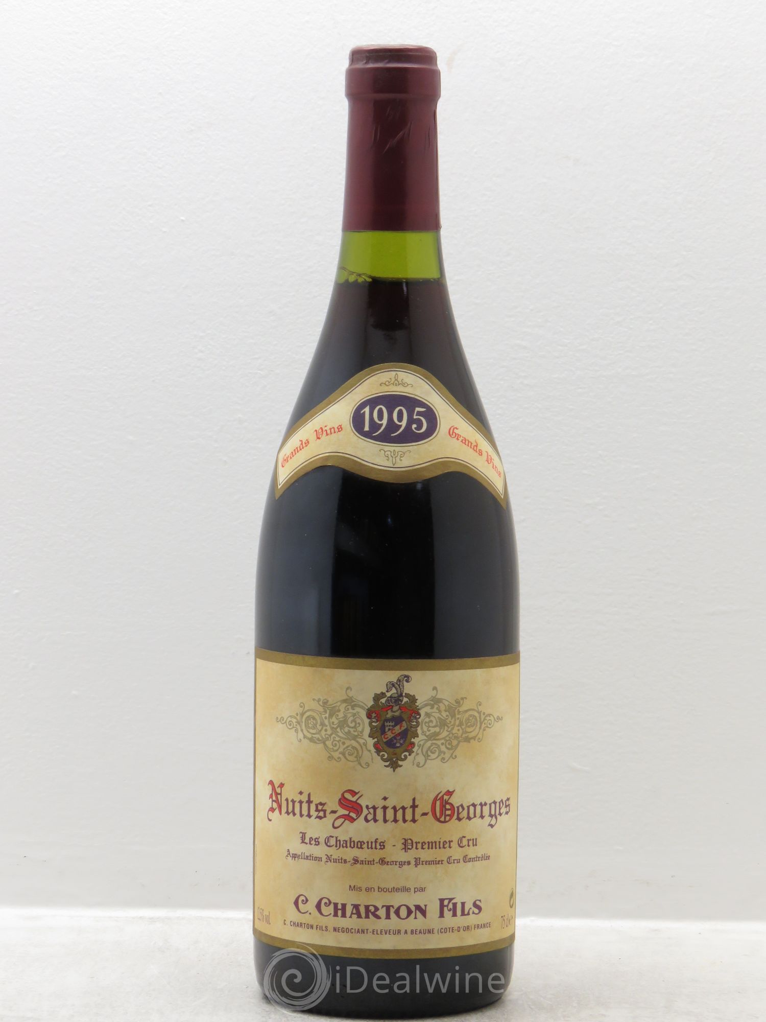 Nuits-Saint-Georges 1er Cru Charton et fils 1995 - Posten von 1 Flasche - 0