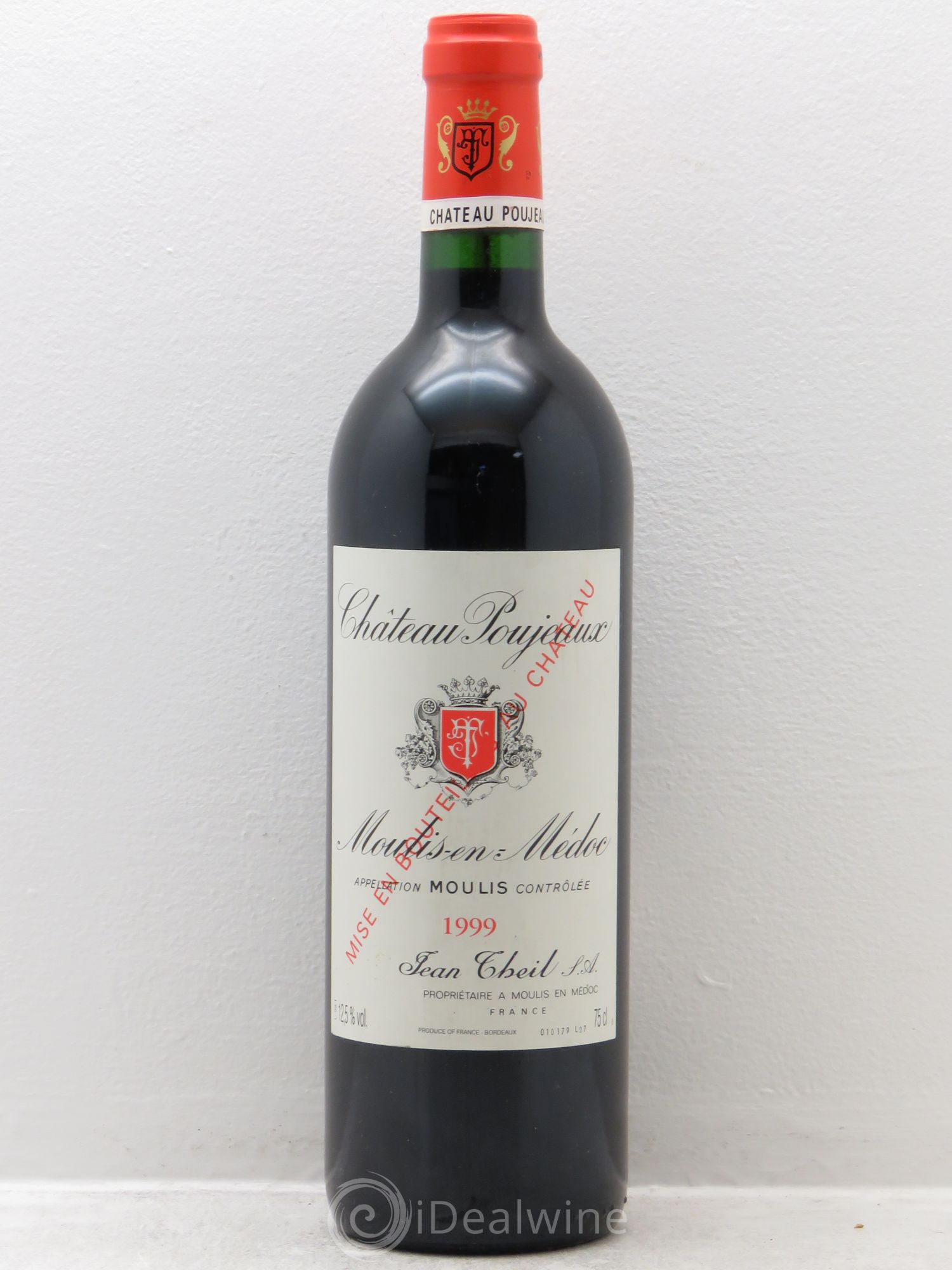 Château Poujeaux 1999 - Lot de 1 bouteille - 0
