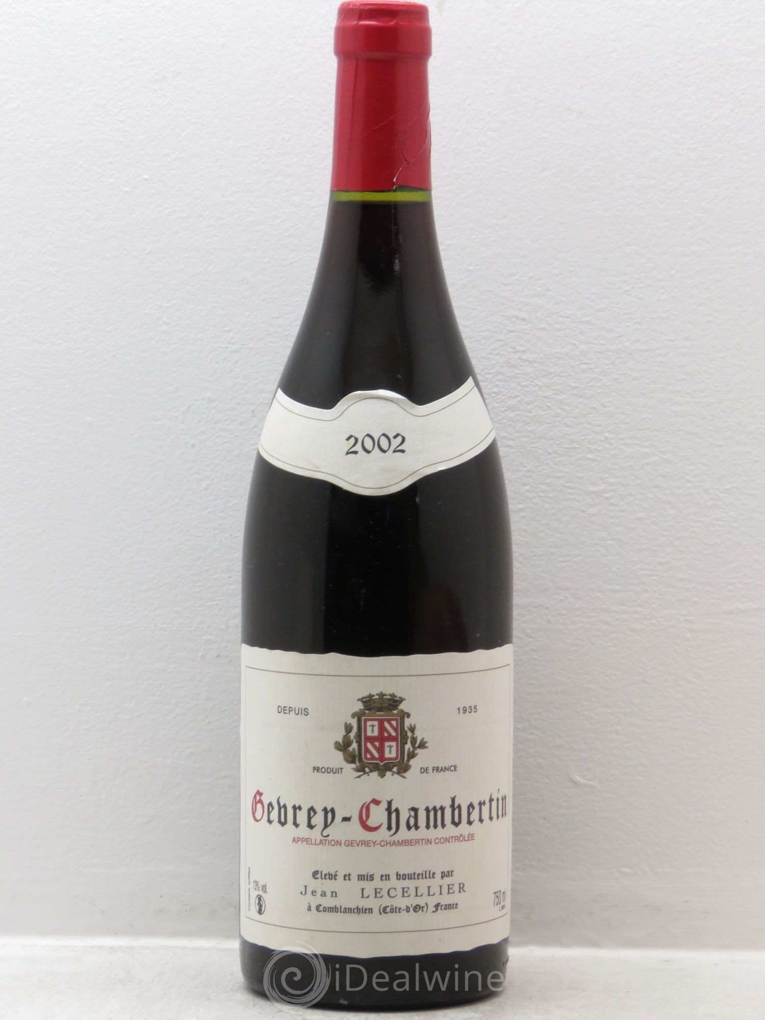Gevrey-Chambertin Jean Lecellier 2002 - Posten von 6 Flaschen - 0