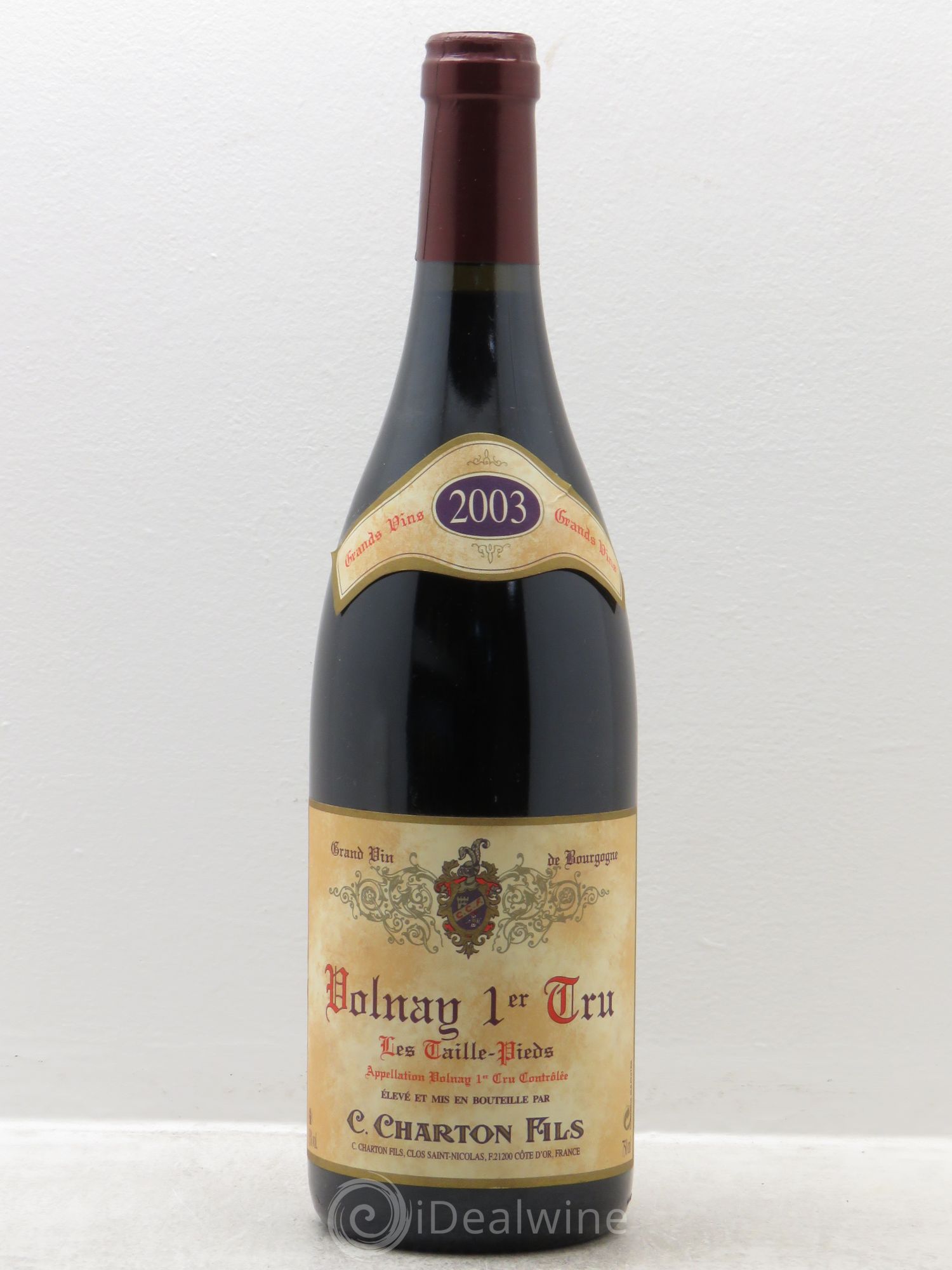 Volnay 1er Cru Charton et fils 2003 - Posten von 1 Flasche - 0