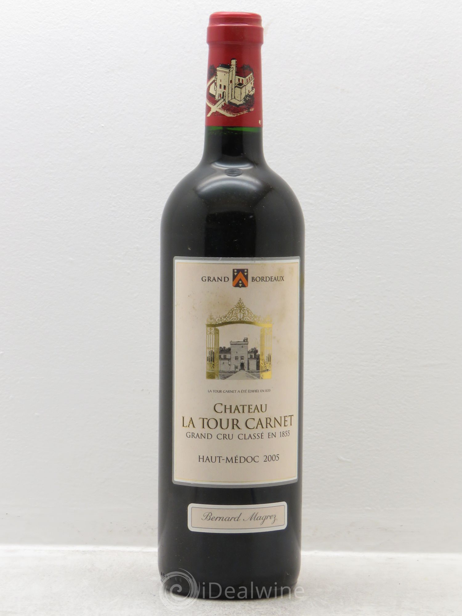 Château la Tour Carnet 4ème Grand Cru Classé 2005 - Lot de 6 bouteilles - 0