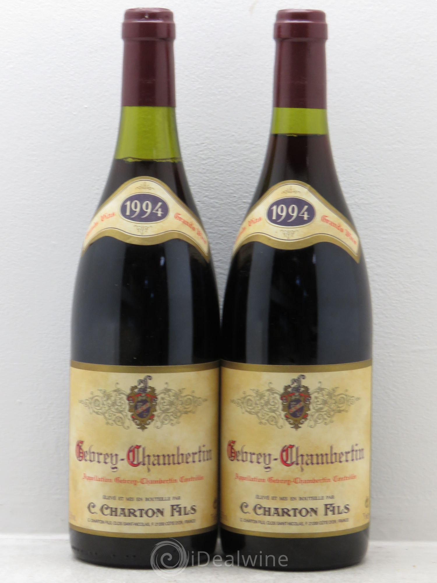 Gevrey-Chambertin Charton et fils 1994 - Posten von 2 Flaschen - 0