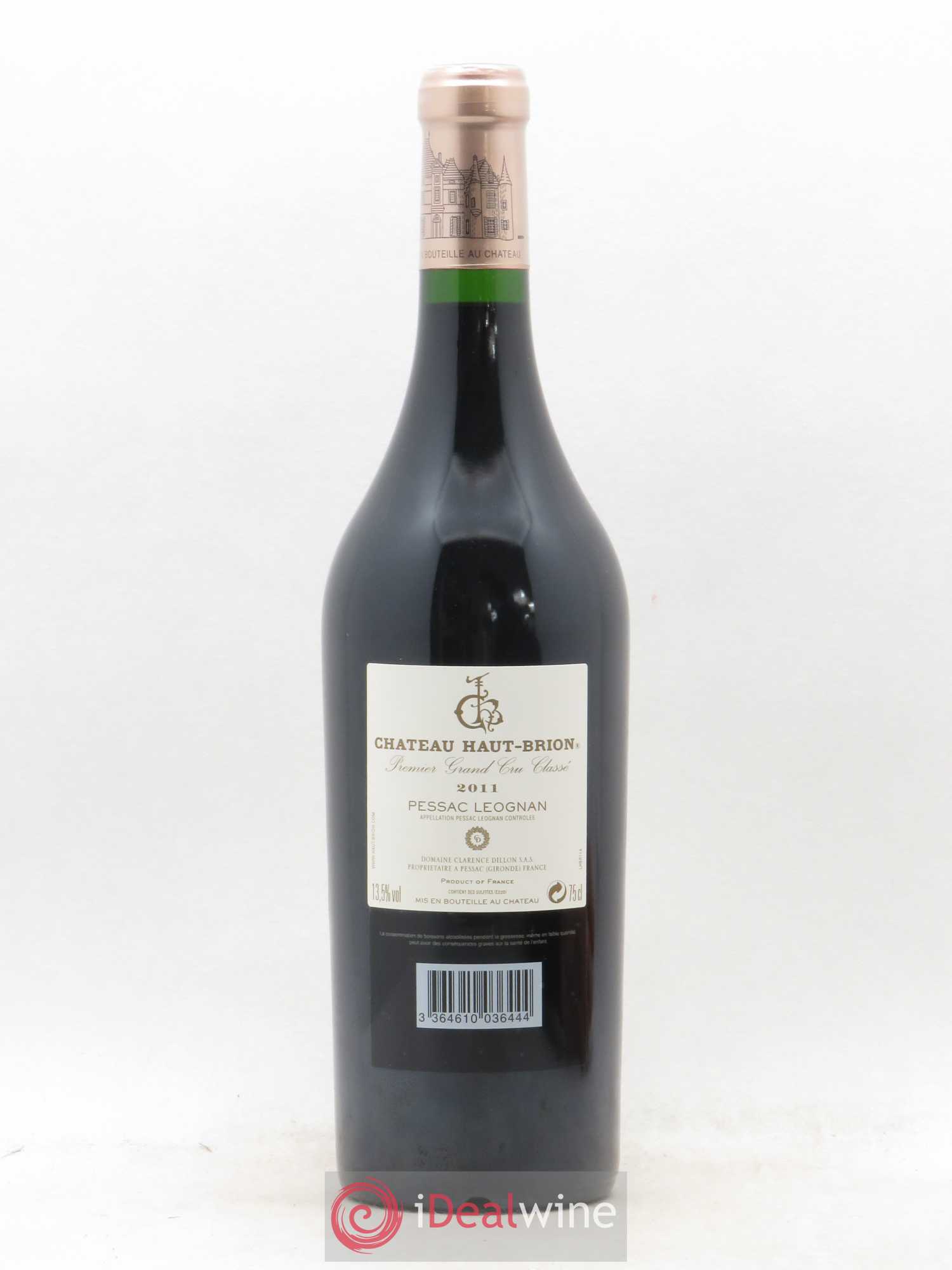 Château Haut Brion 1er Grand Cru Classé 2011 - Lot de 1 bouteille - 1