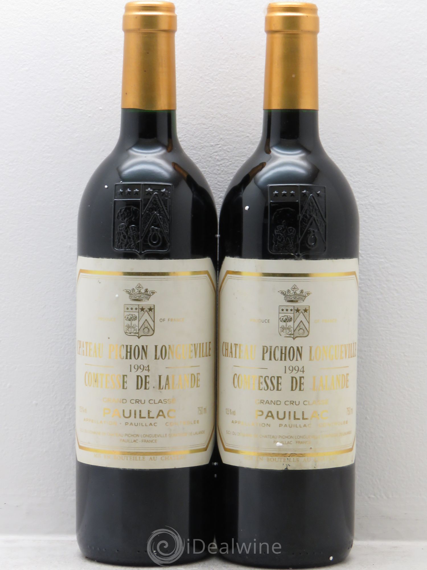 Château Pichon Longueville Comtesse de Lalande 2ème Grand Cru Classé 1994 - Lot de 2 bouteilles - 0