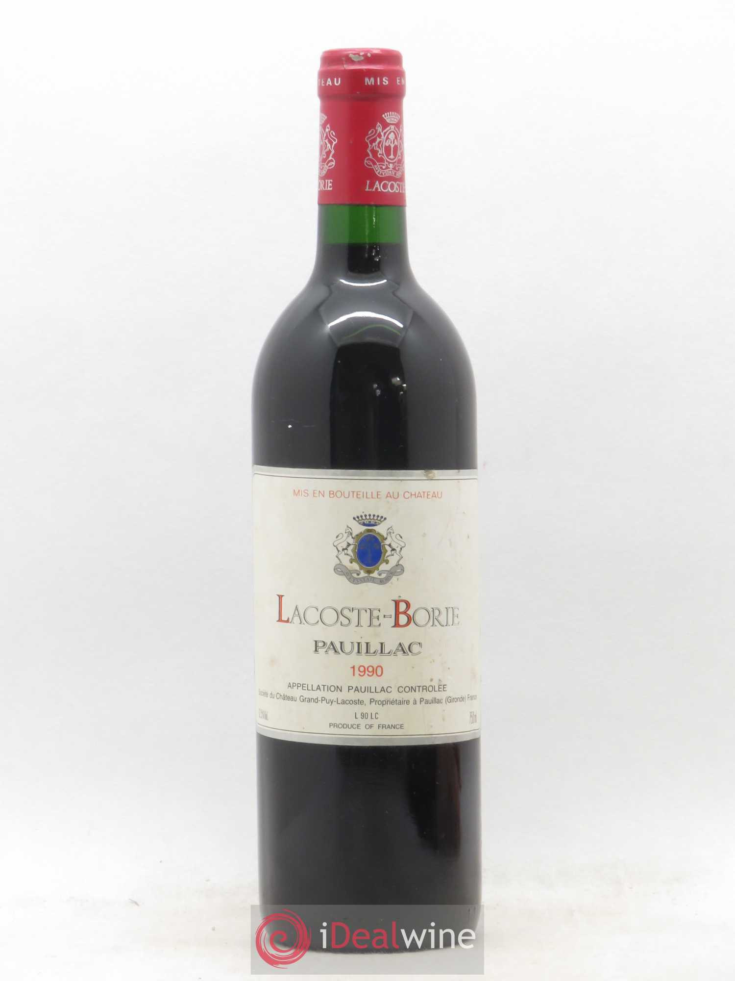Lacoste Borie 1990 - Lot de 1 bouteille - 0