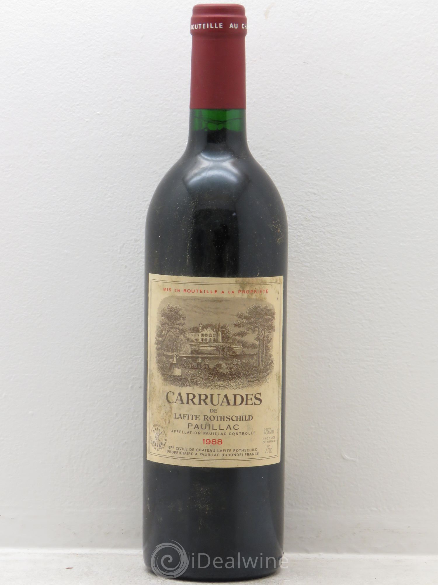 Carruades de Lafite Rothschild Second Vin 1988 - Lot de 1 bouteille - 0
