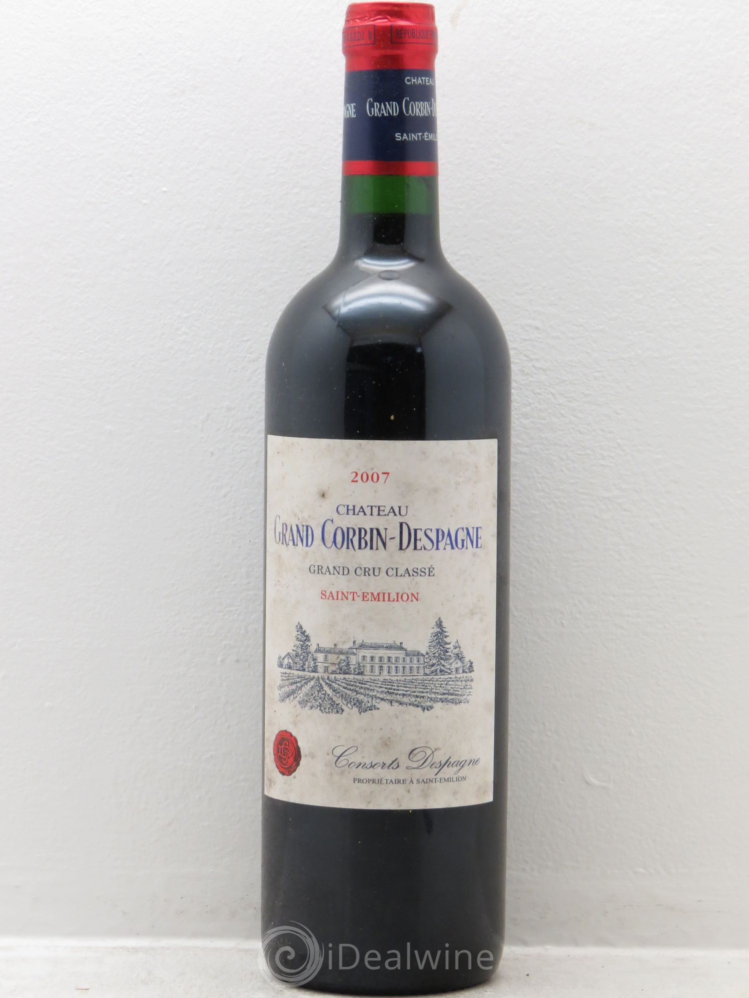Château Grand Corbin Despagne Grand Cru Classé 2007 - Lot de 6 bouteilles - 0