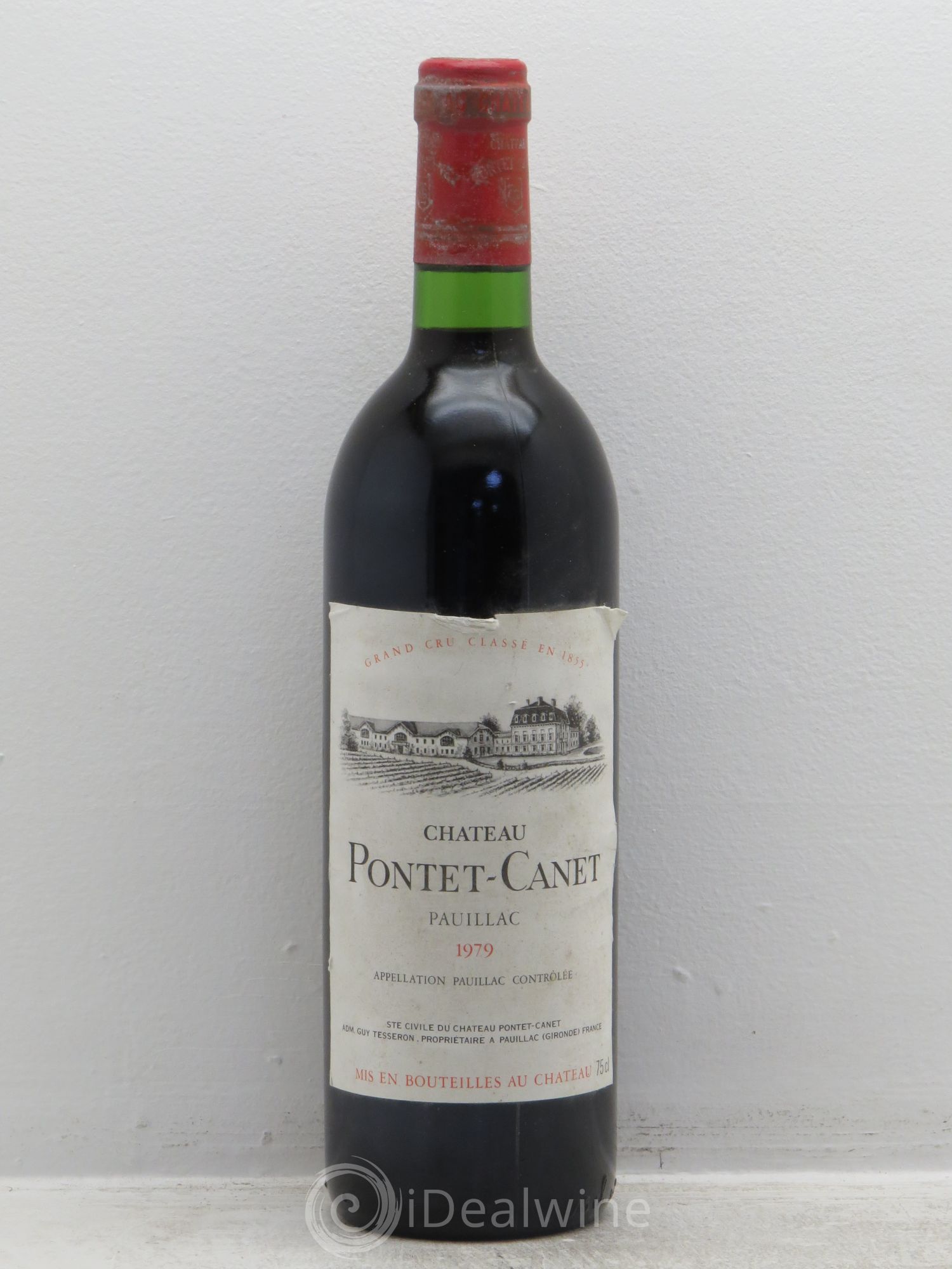 Château Pontet Canet 5ème Grand Cru Classé 1979 - Lot de 1 bouteille - 0