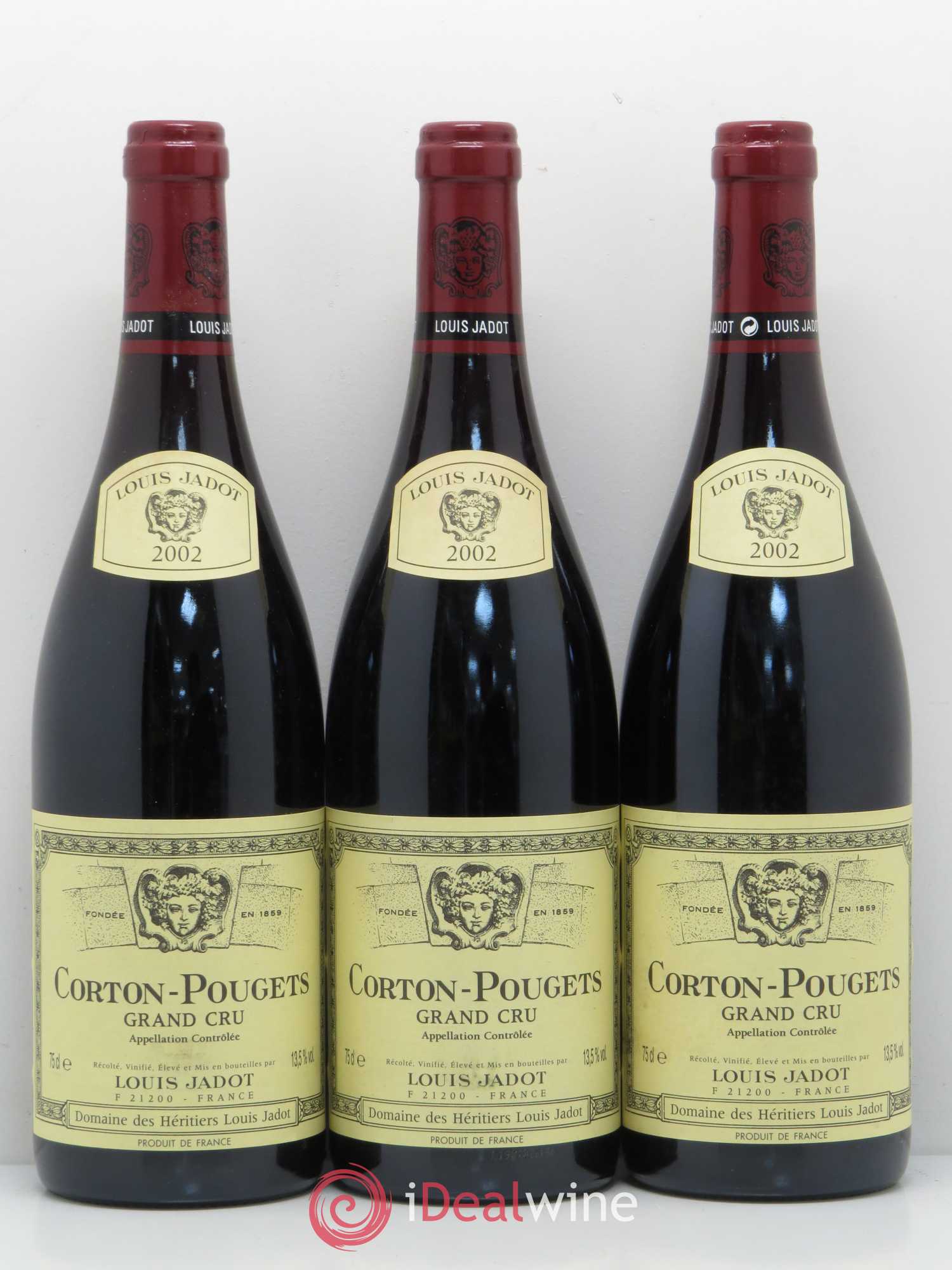 Corton Grand Cru Pougets Maison Louis Jadot 2002 - Lot de 6 bouteilles - 2