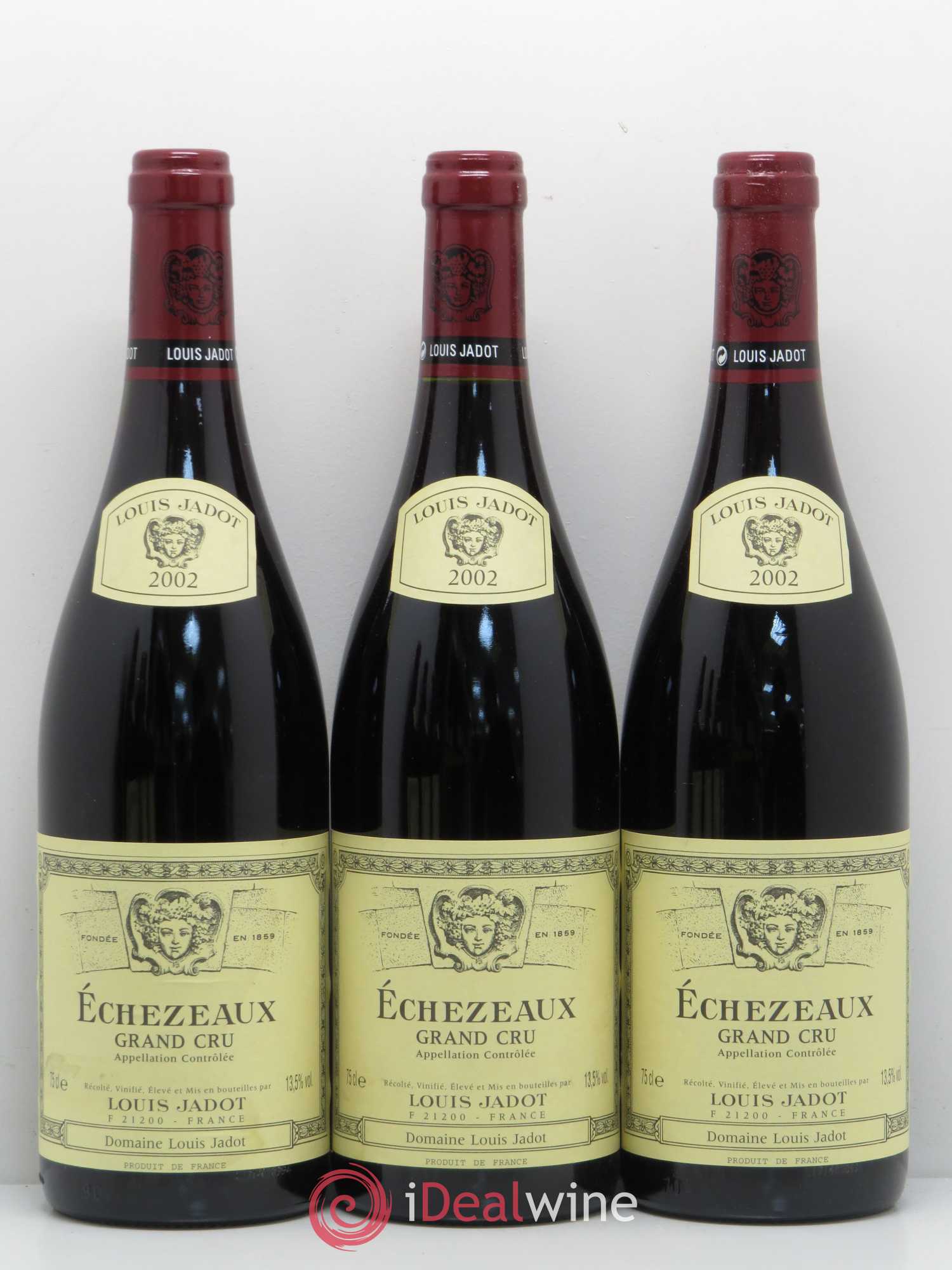 Echezeaux Grand Cru Maison Louis Jadot 2002 - Lot de 6 bouteilles - 1