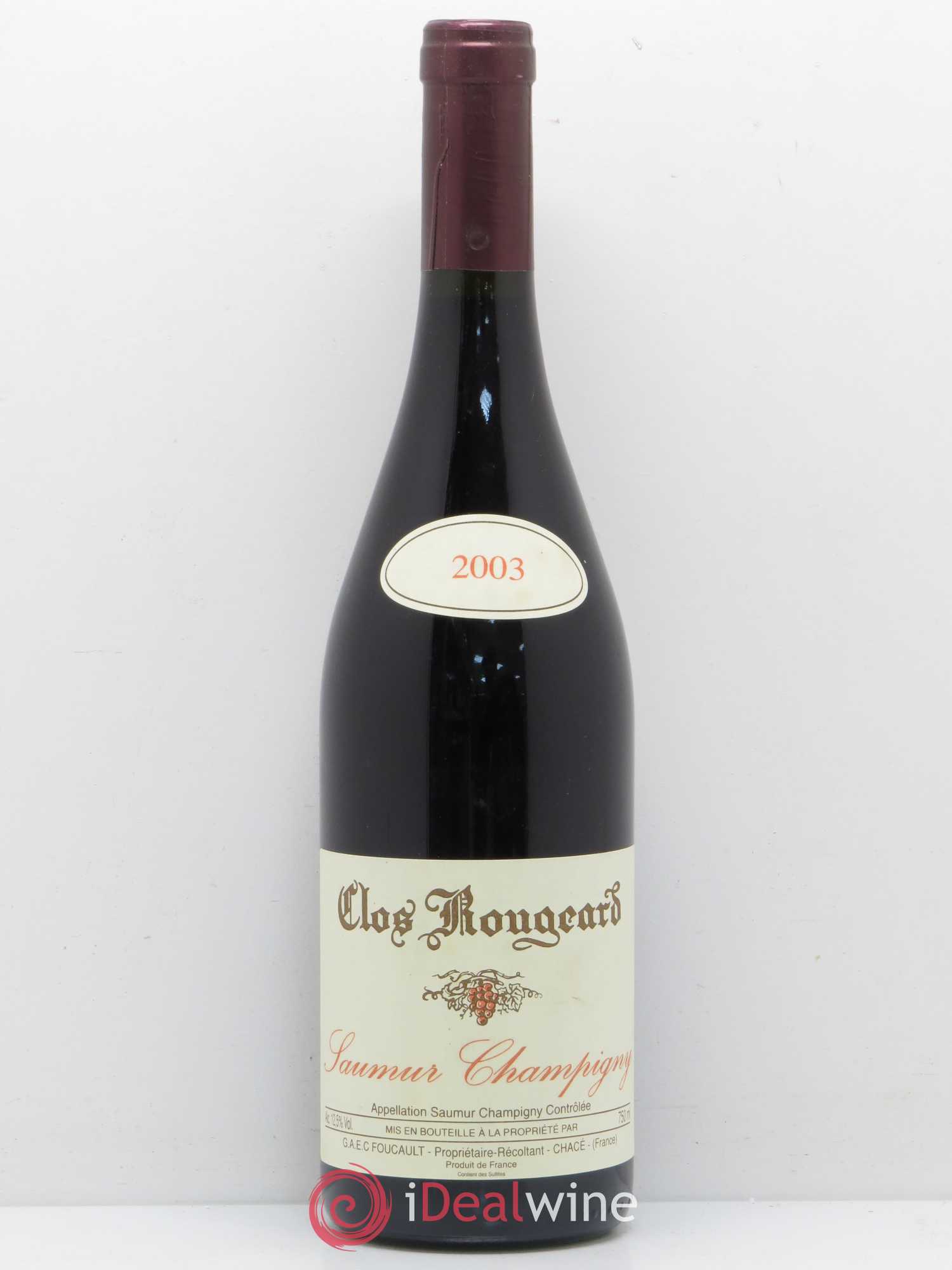 Saumur-Champigny Clos Rougeard 2003 - Posten von 1 Flasche - 0