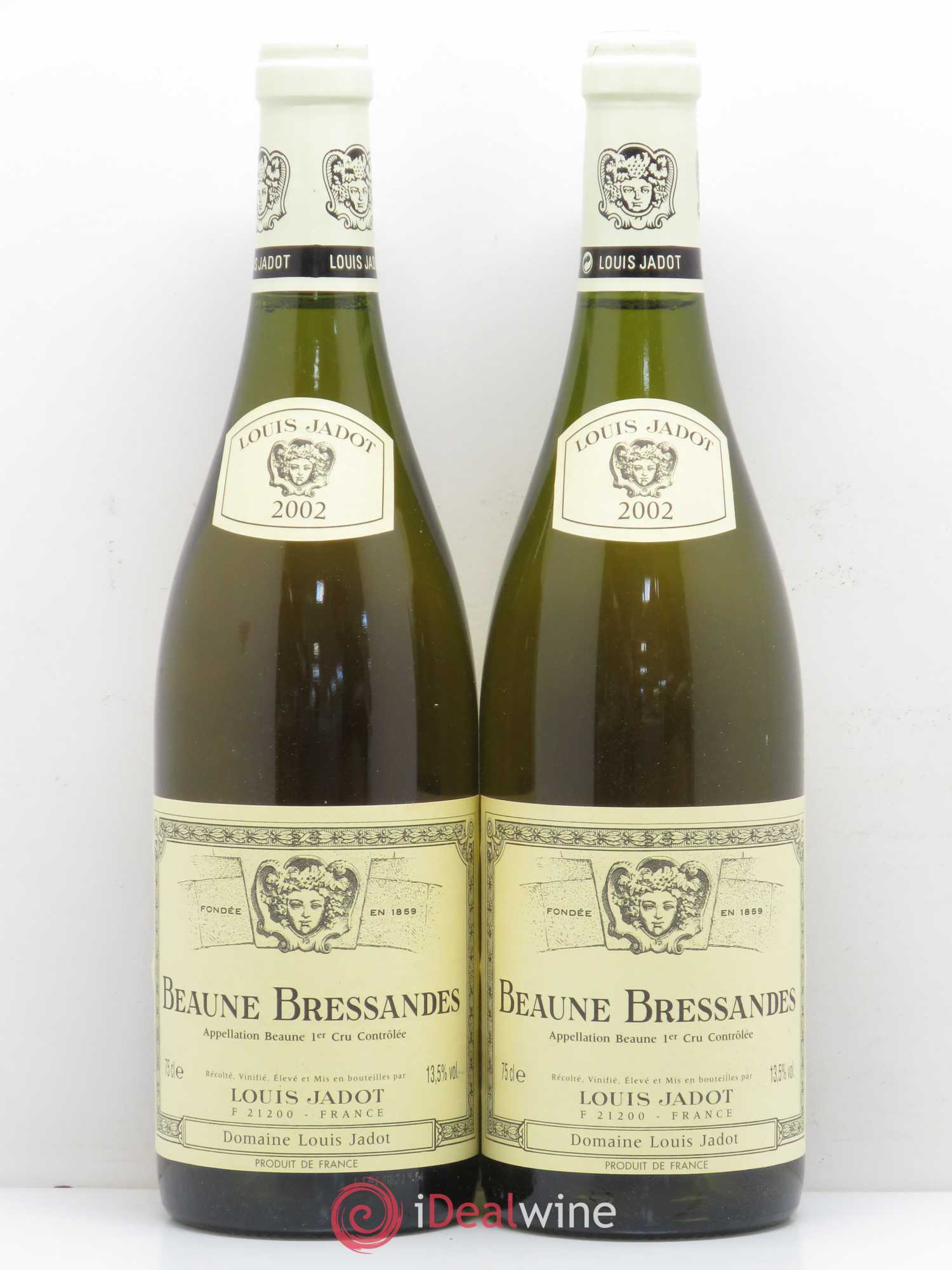 Beaune 1er Cru Les Bressandes Domaine Gagey - Louis Jadot (sans prix de réserve) 2002 - Lot de 2 bouteilles - 0