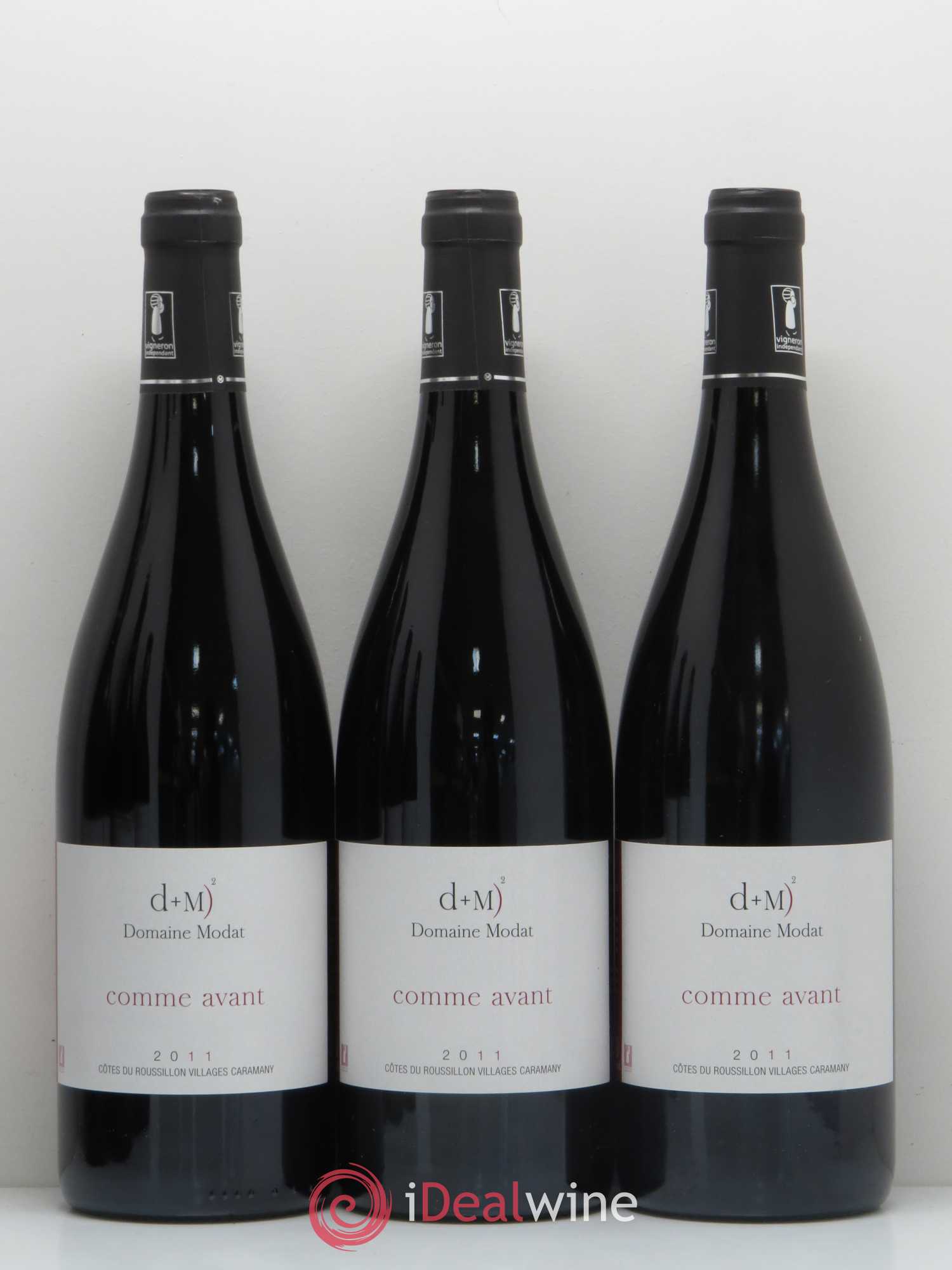 Côtes du Roussillon Villages Caramany Comme avant Domaine Modat 2011 - Lot of 6 bottles - 1