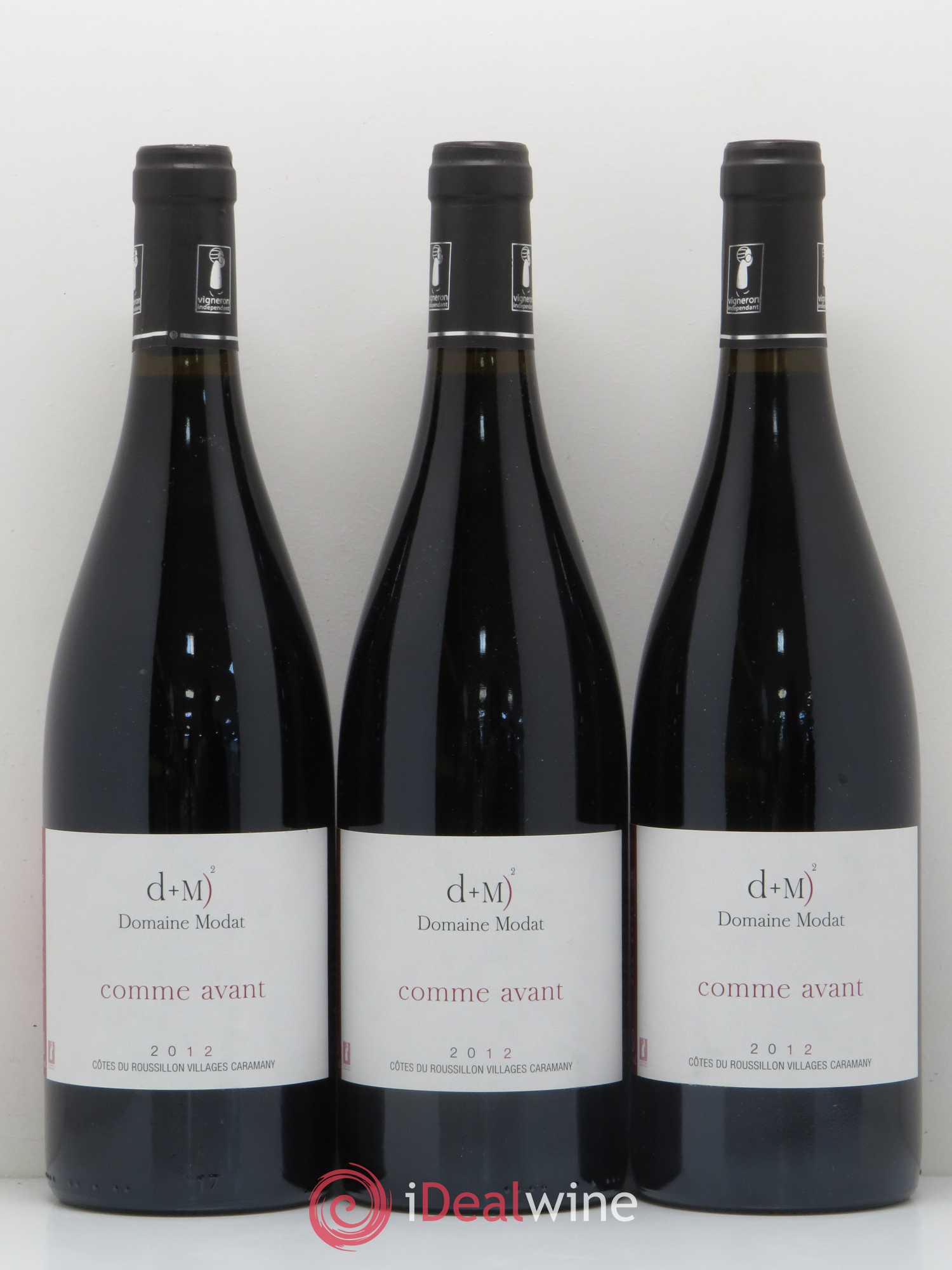 Côtes du Roussillon Villages Caramany Comme avant Domaine Modat 2012 - Lot de 6 bouteilles - 2