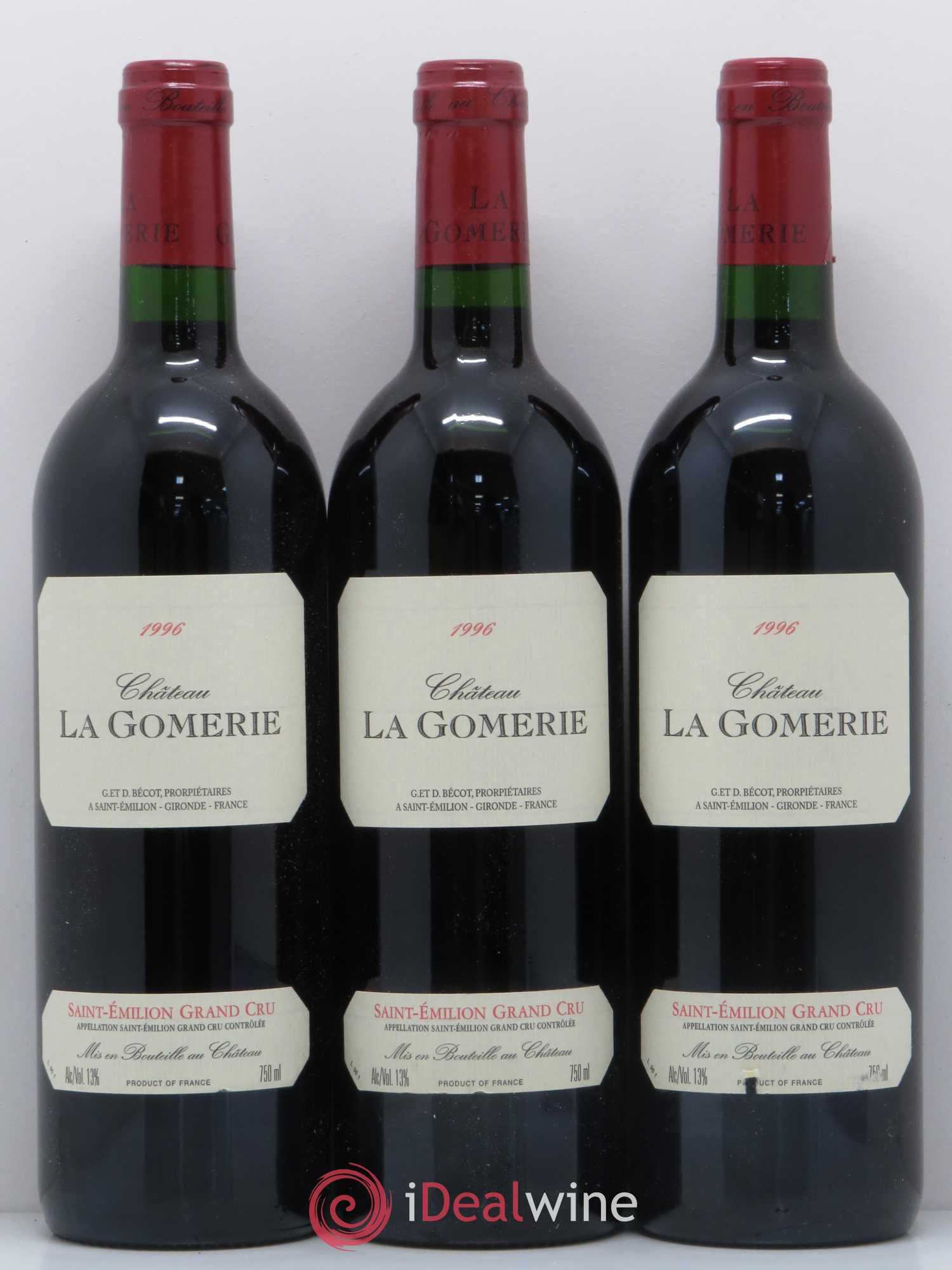 Château La Gomerie 1996 - Lot de 6 bouteilles - 2