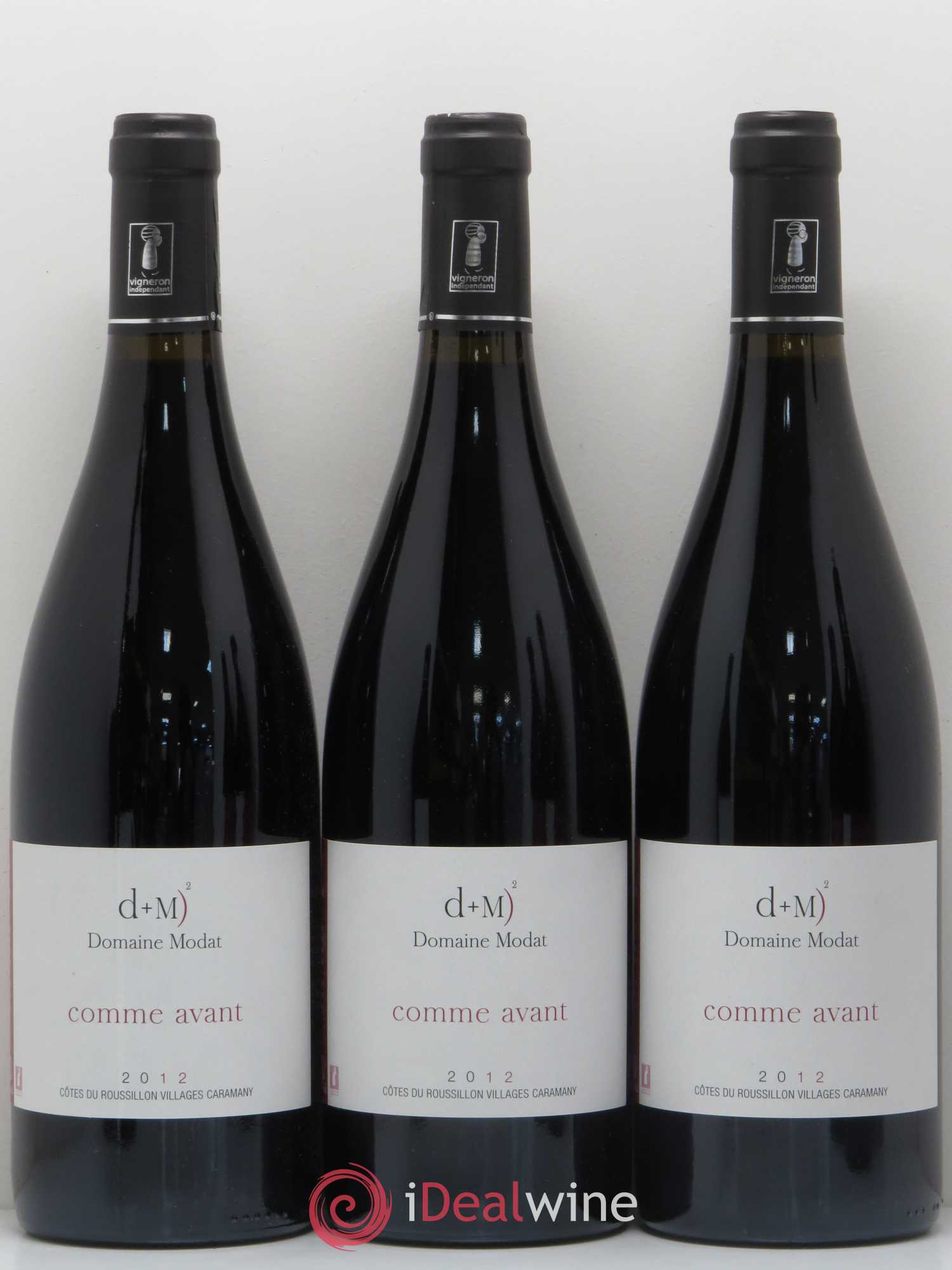 Côtes du Roussillon Villages Caramany Comme avant Domaine Modat 2012 - Lot de 6 bouteilles - 1