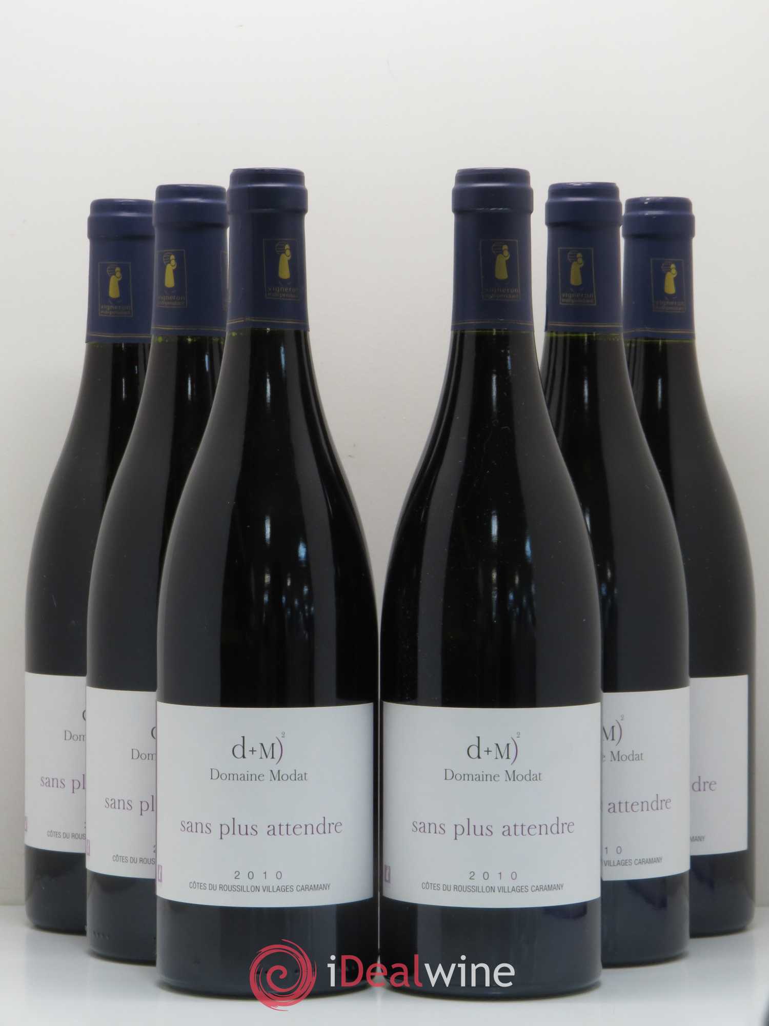 Côtes du Roussillon Villages Caramany Modat (Domaine) Sans plus attendre 2010 - Lot de 6 bouteilles - 0