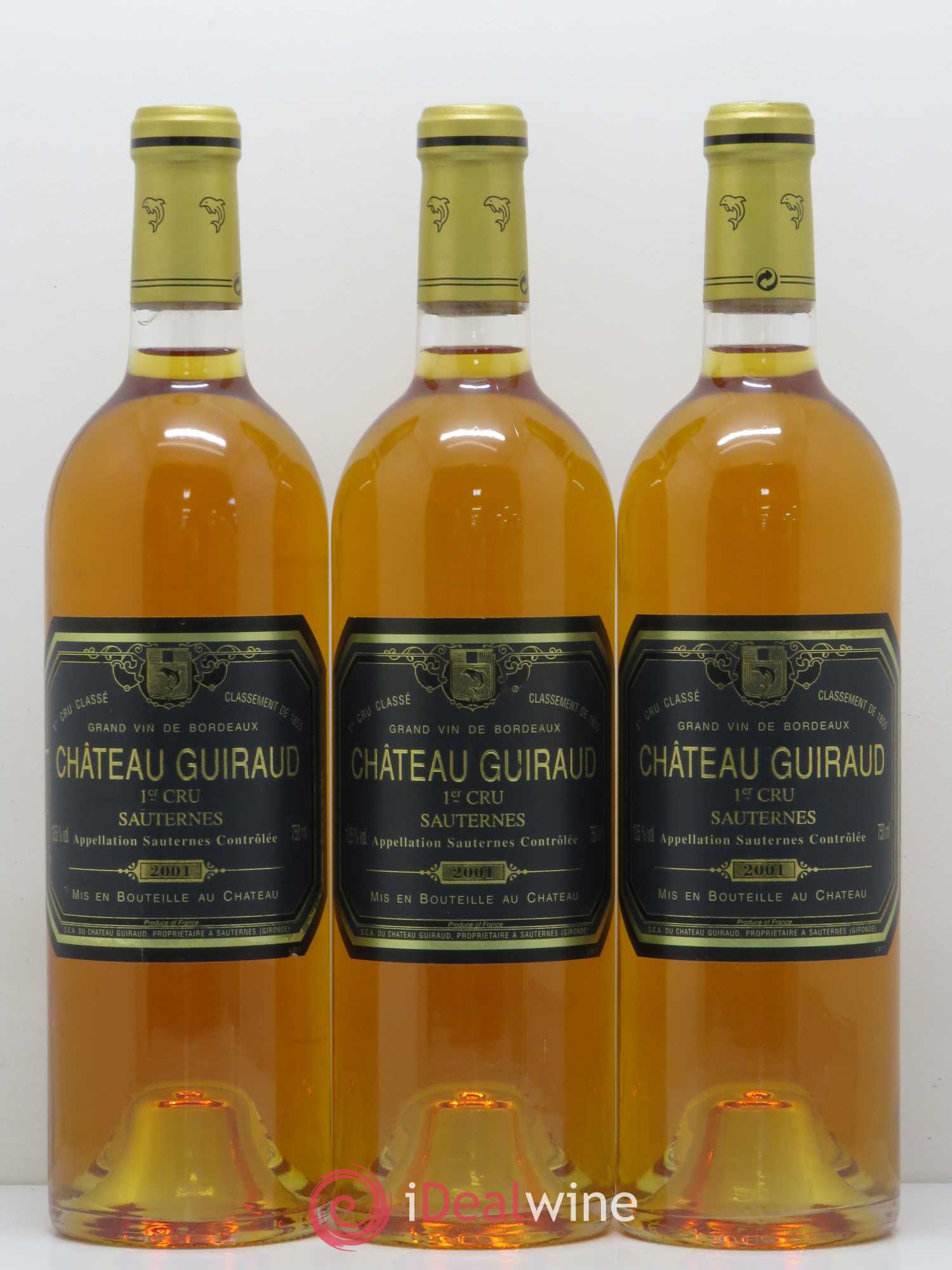 Château Guiraud 1er Grand Cru Classé 2001 - Lotto di 6 bottiglie - 2