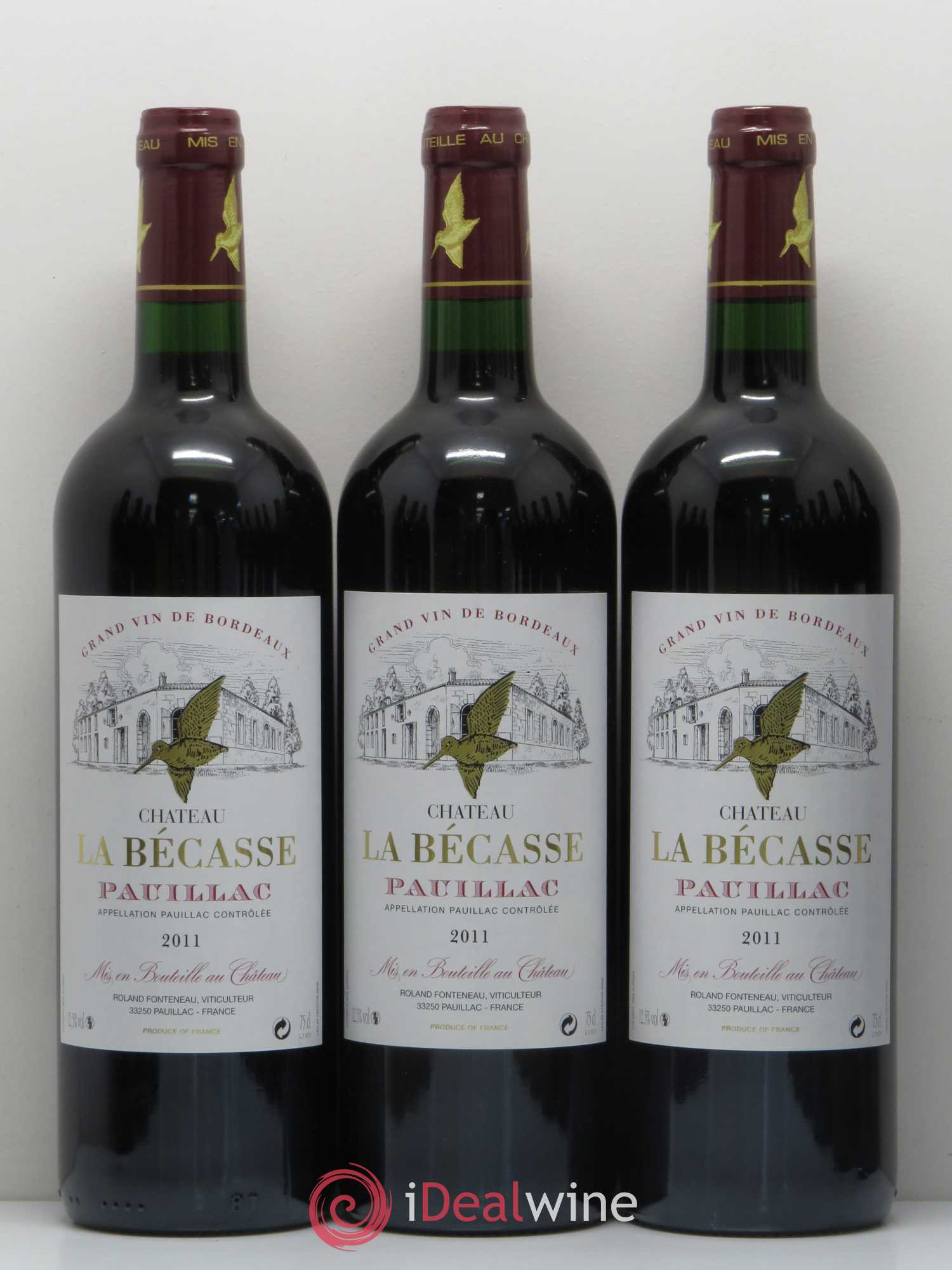 Château la Bécasse 2011 - Lot de 12 bouteilles - 1